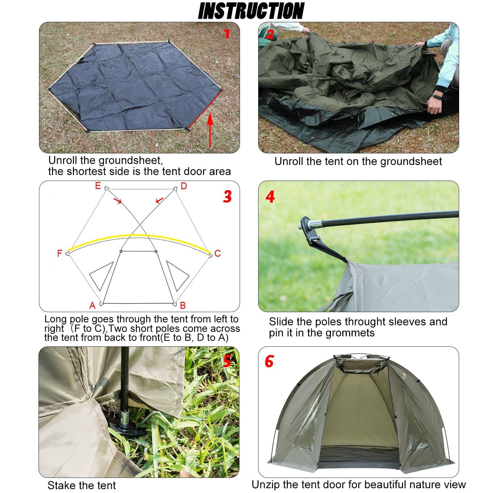Dr.Fish Carp Coarse Fishing Tent - Image 7