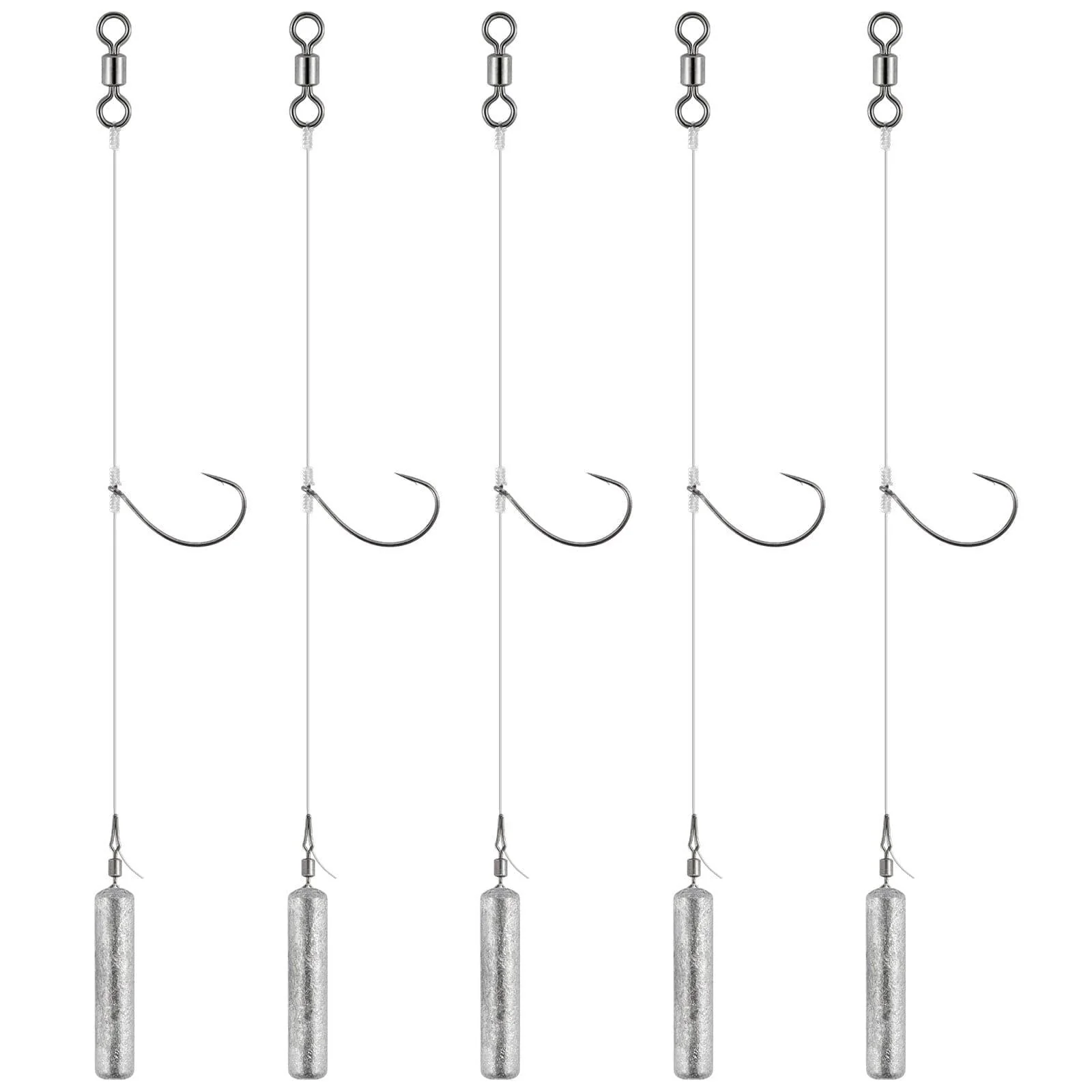 Dr.Fish 10pcs Ready Tied Drop Shot Rigs - Image 10