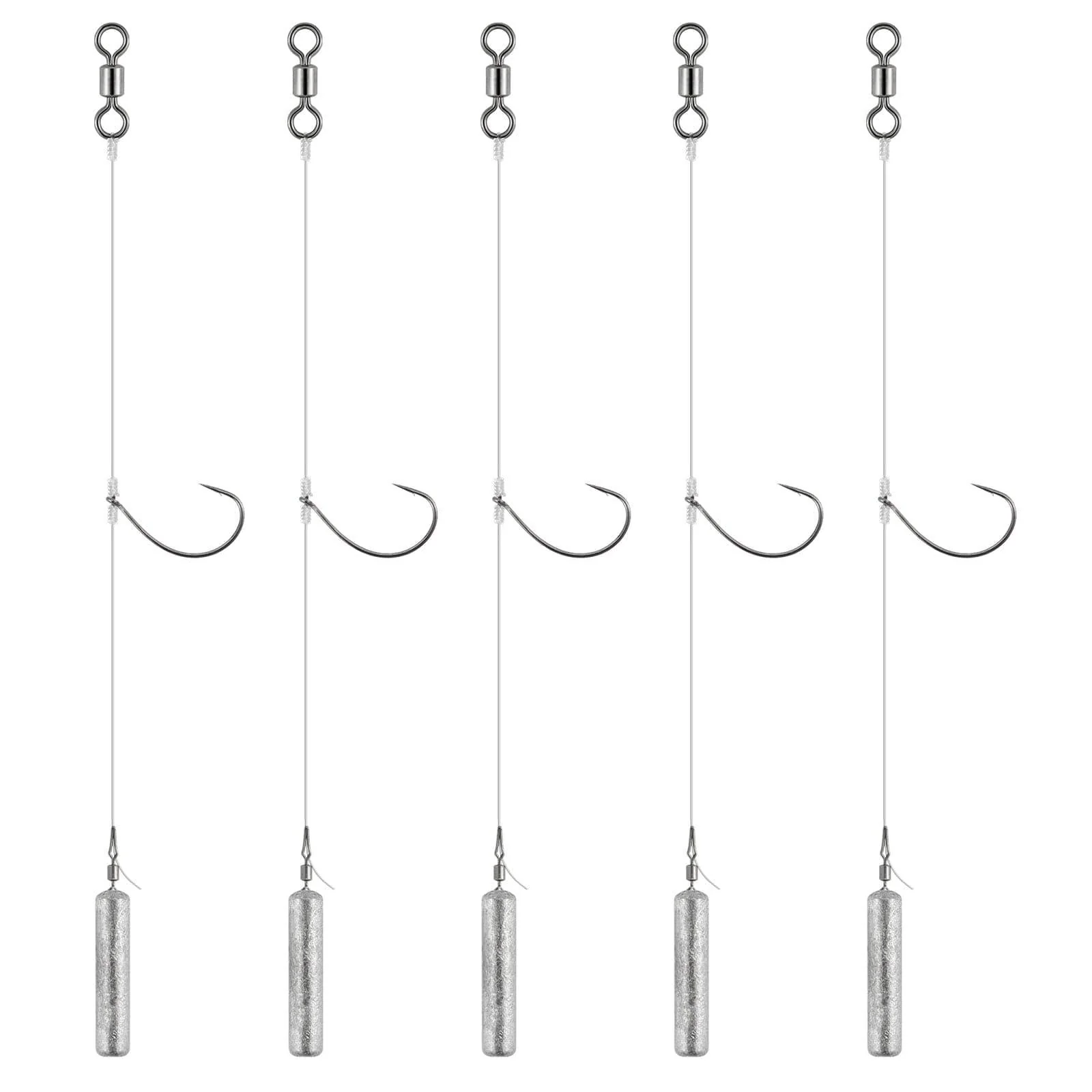 Dr.Fish 10pcs Ready Tied Drop Shot Rigs - Image 9