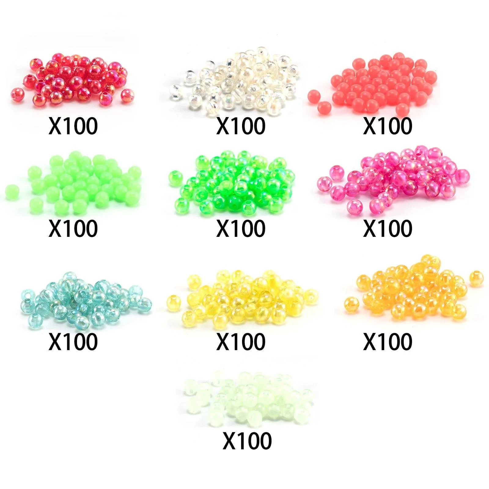Dr.Fish 1000pcs Fishing Beads Kit 5mm - Image 6