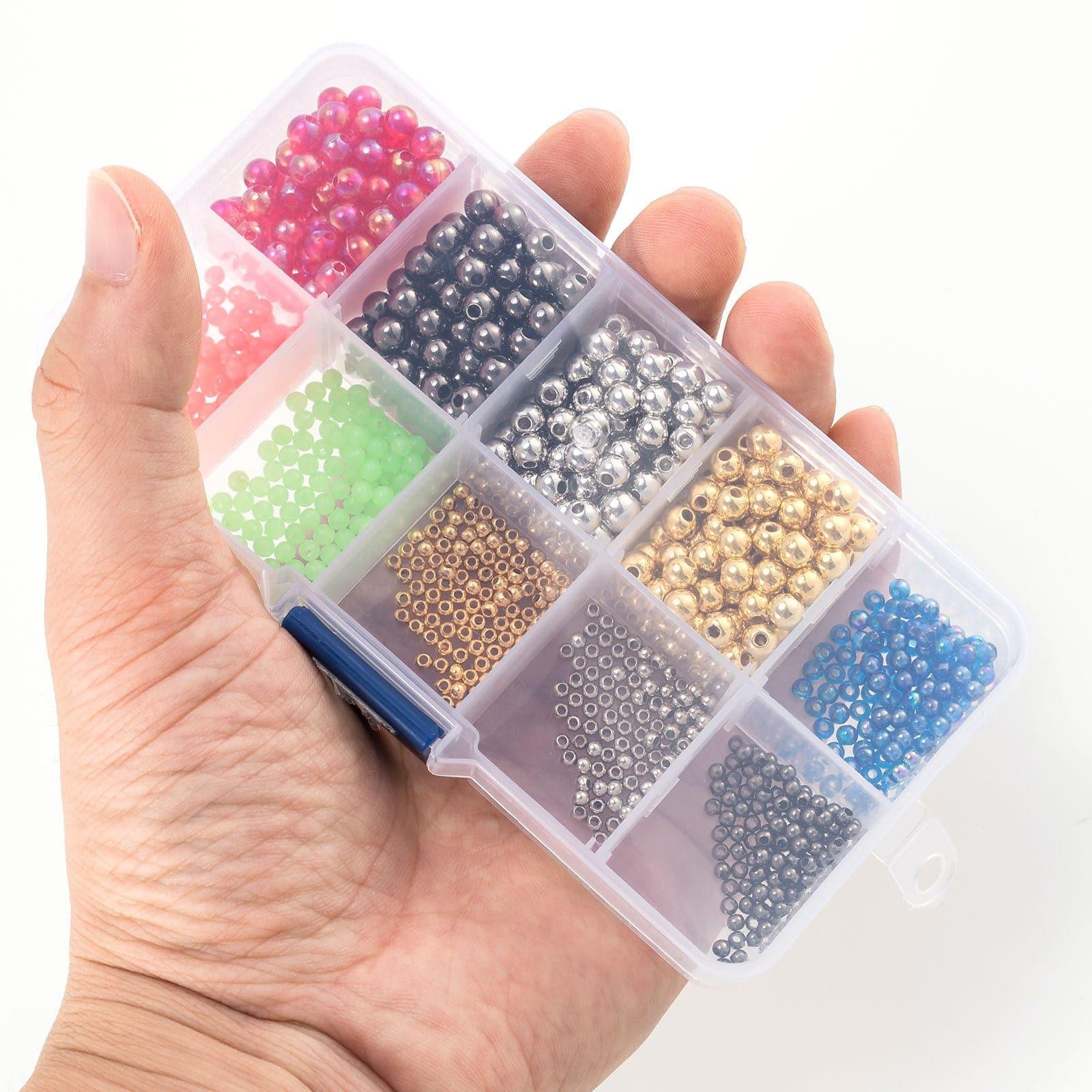 Dr.Fish 1000pcs Fishing Beads Kit 2-4mm - Image 7