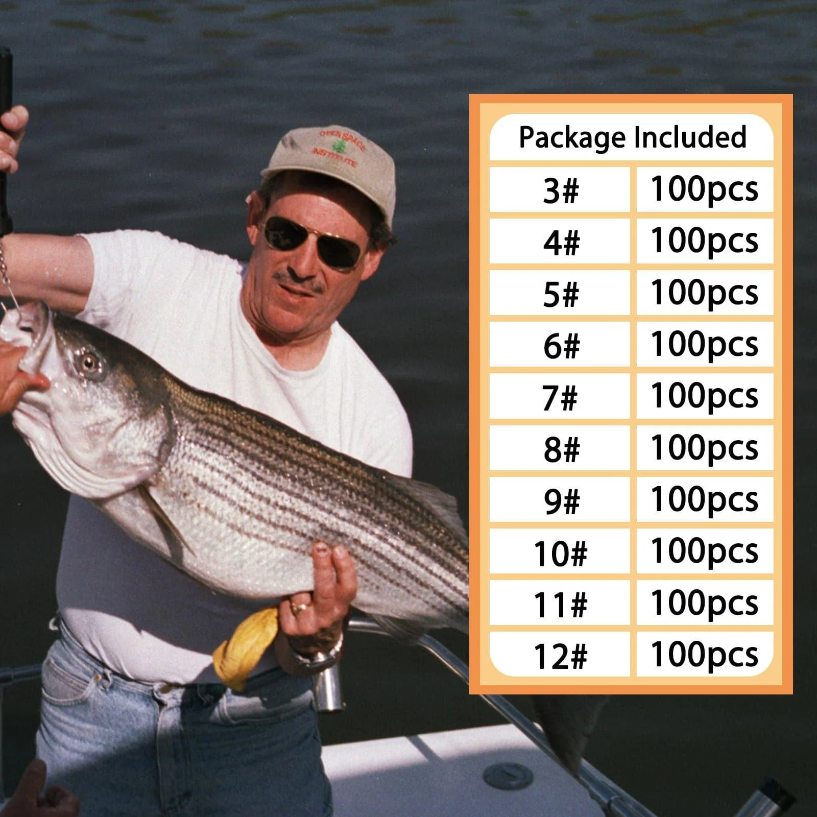 Dr.Fish 1000pcs Black Fishing Hooks Kit - Image 4