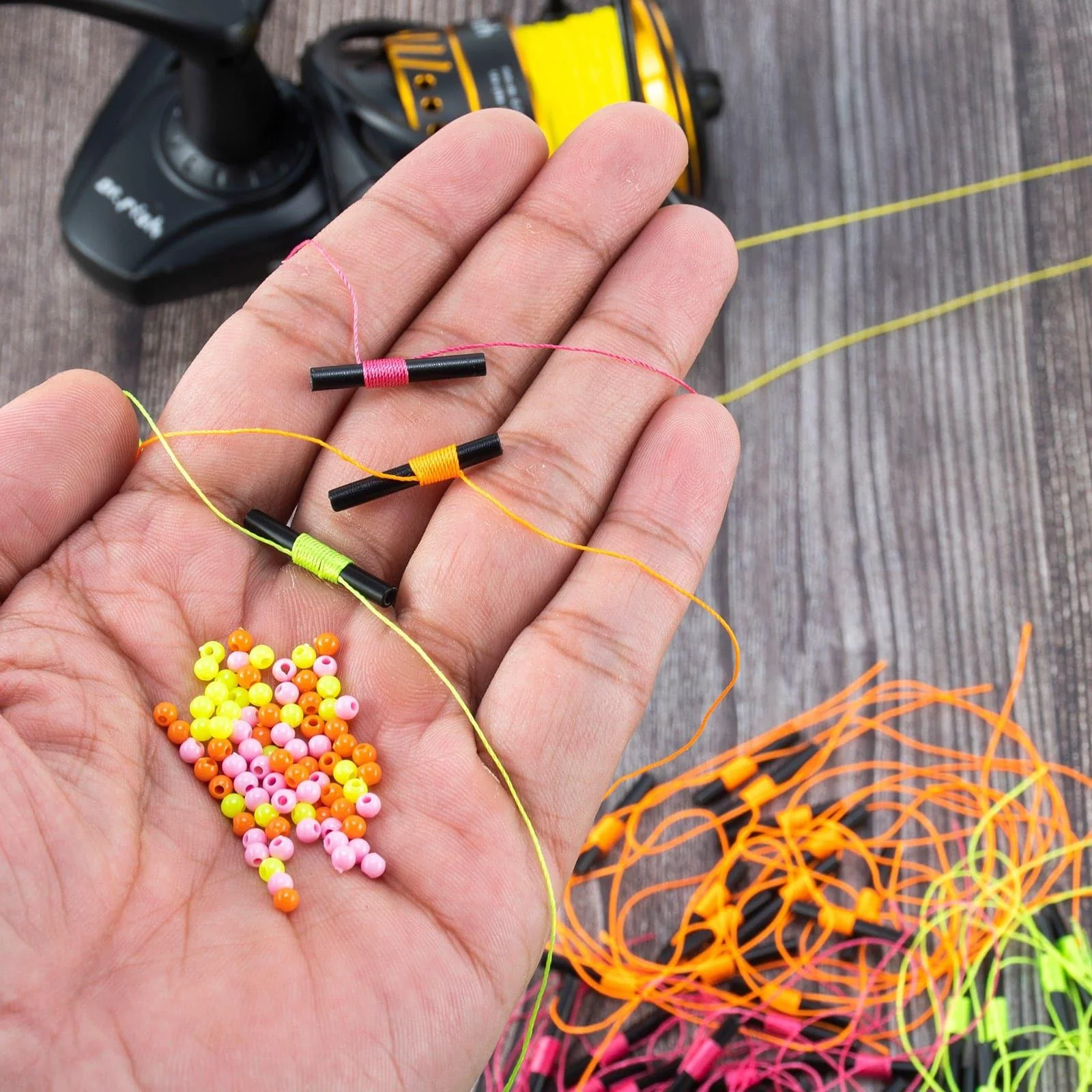 Dr.Fish 100pcs Knot Bobber Stops - Image 6