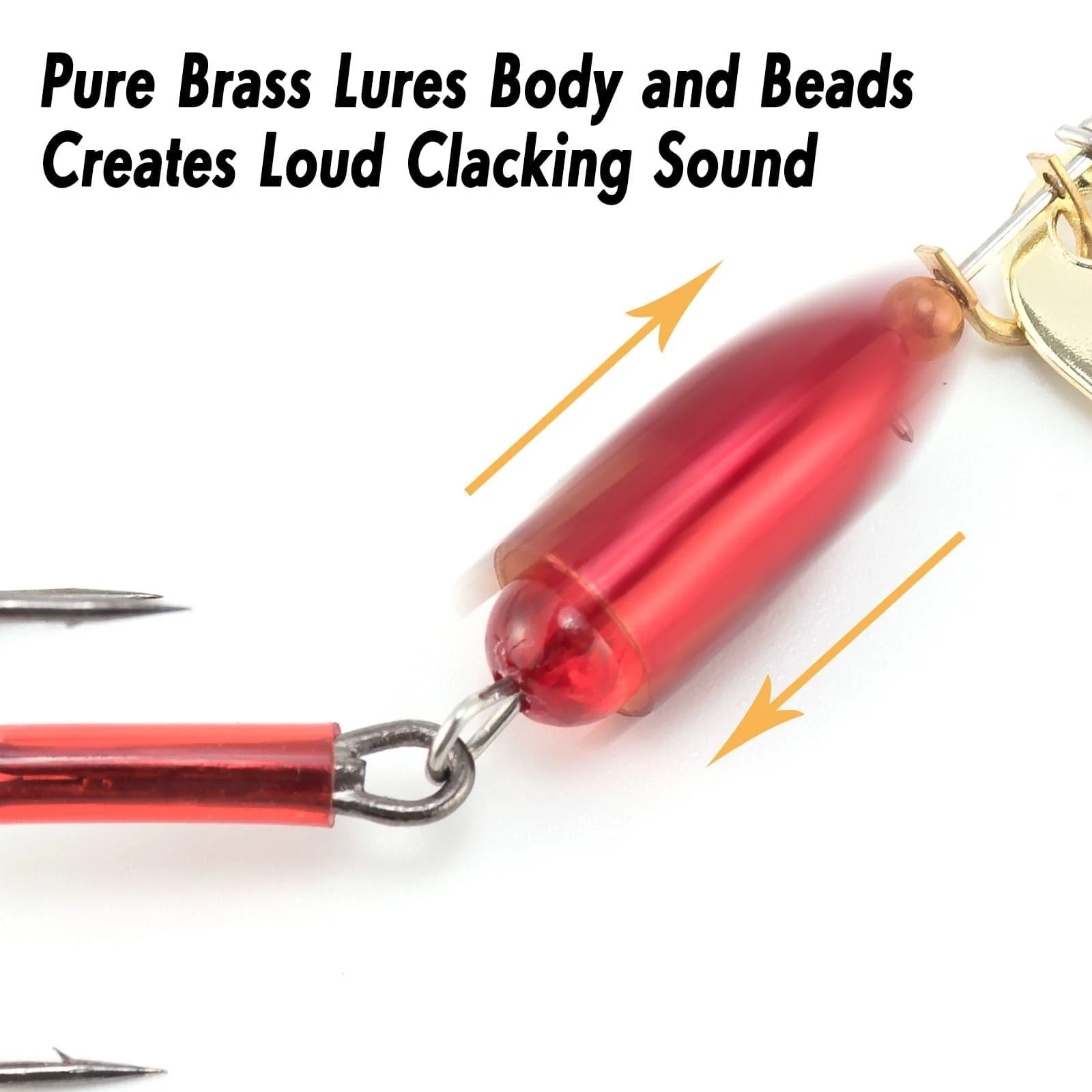 Dr.Fish 10pcs Inline Spinners Lures Kit - Image 4