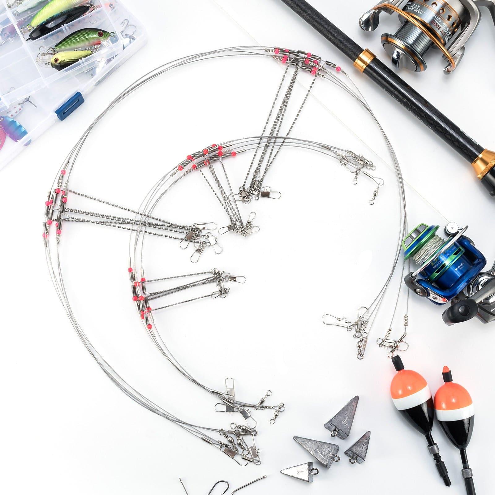 Dr.Fish 10pcs Sea Fishing Wire Trace Leaders - Image 7