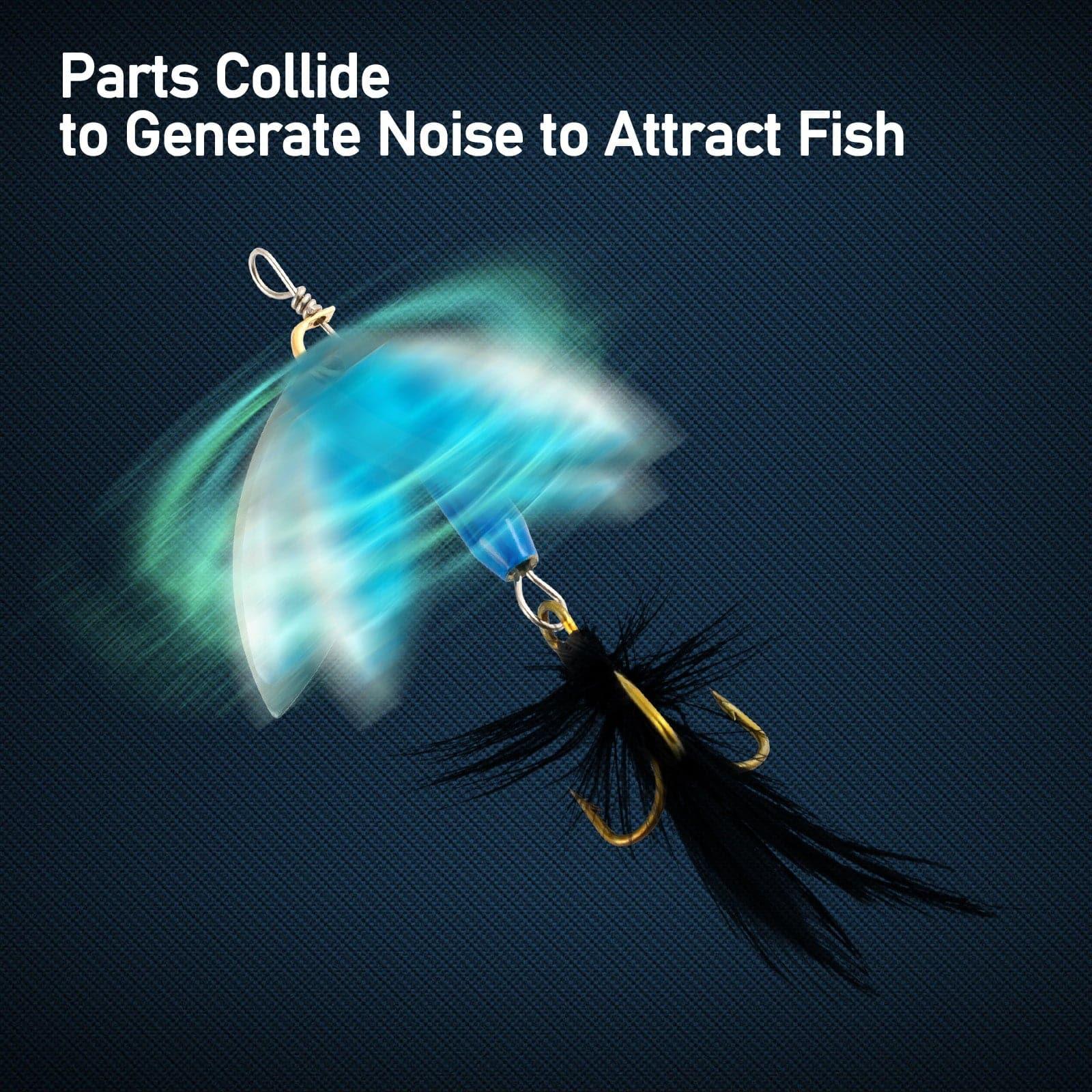 Dr.Fish 12pcs Spinner Lures Kit - N1 - Image 3