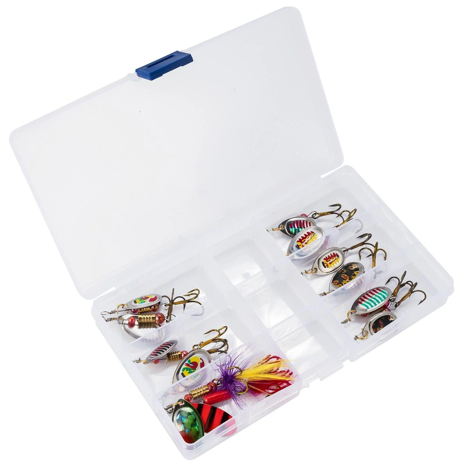 Dr.Fish 12pcs Inline Spinner Lures Kit - N2 - Image 5