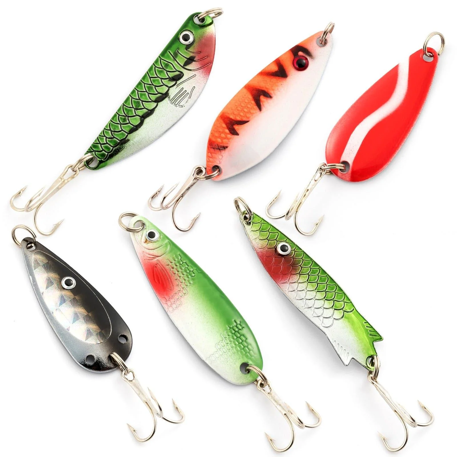 Dr.Fish 12pcs Spinners and Spoons Kit - Image 3