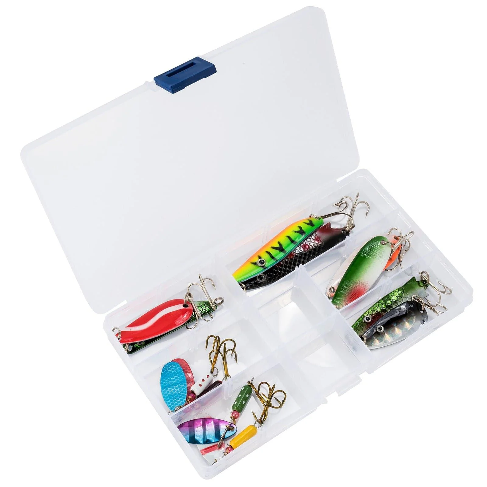 Dr.Fish 12pcs Spinners and Spoons Kit - Image 5