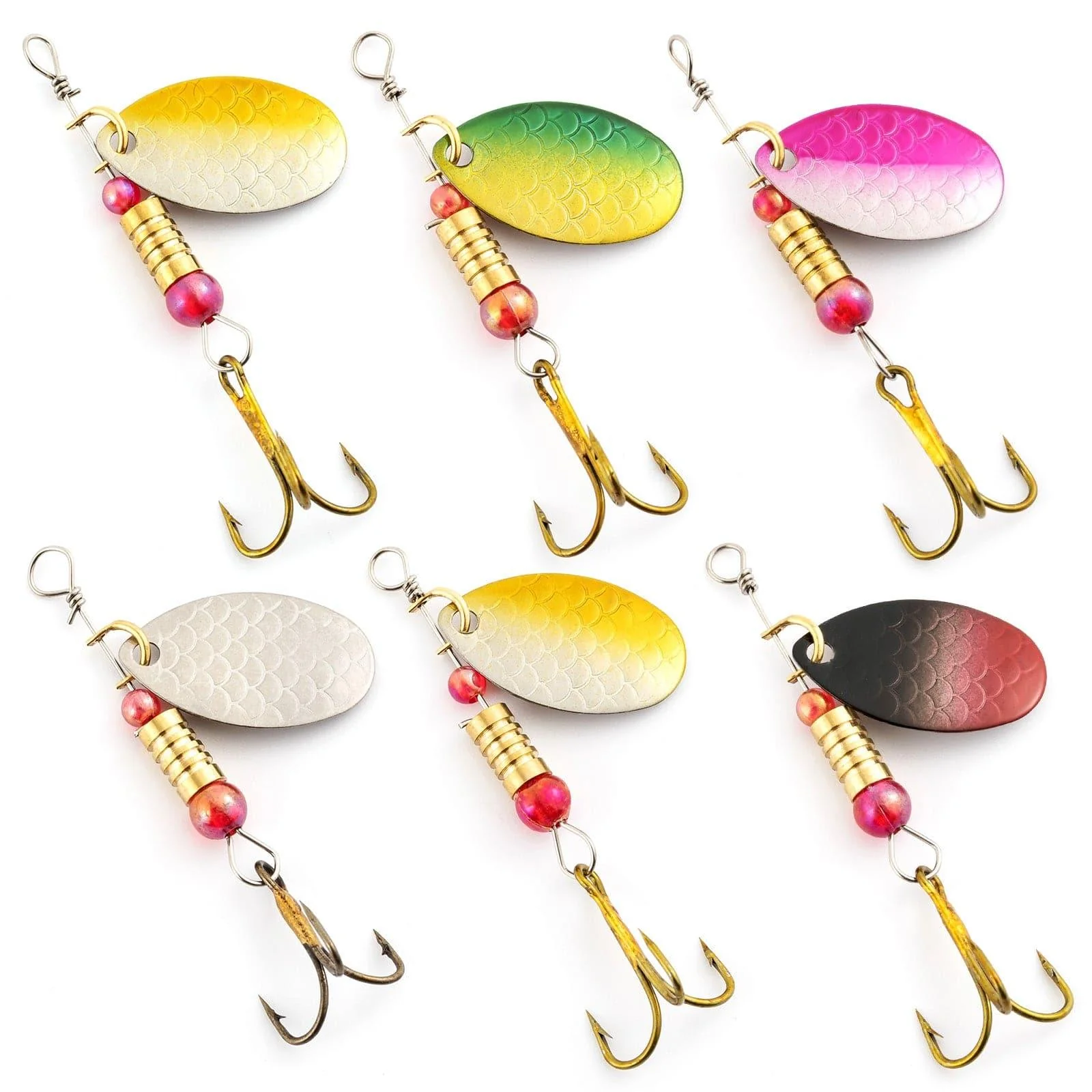 Dr.Fish 12pcs Spinners Minnows Crankbaits Kit - Image 2