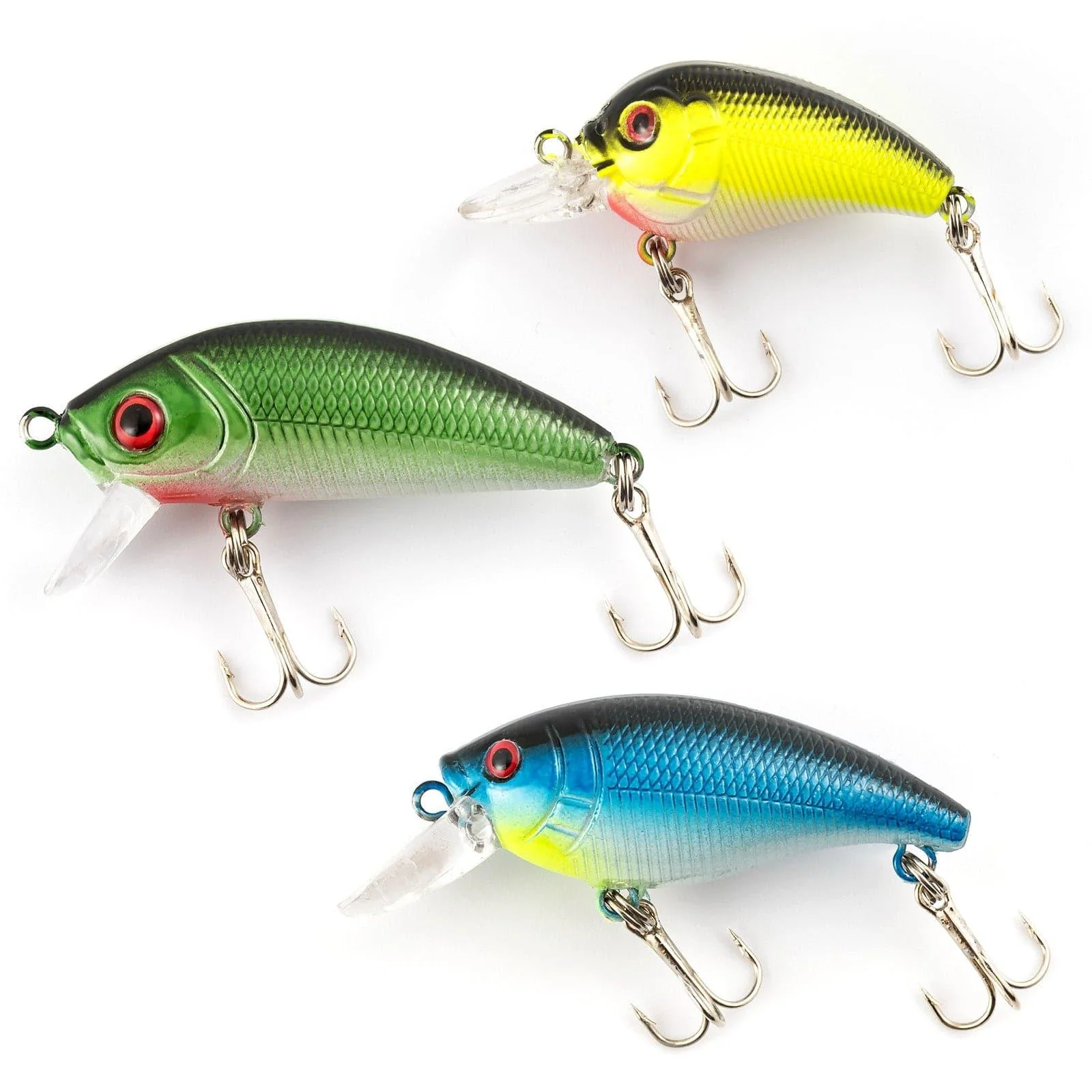 Dr.Fish 12pcs Spinners Minnows Crankbaits Kit - Image 3