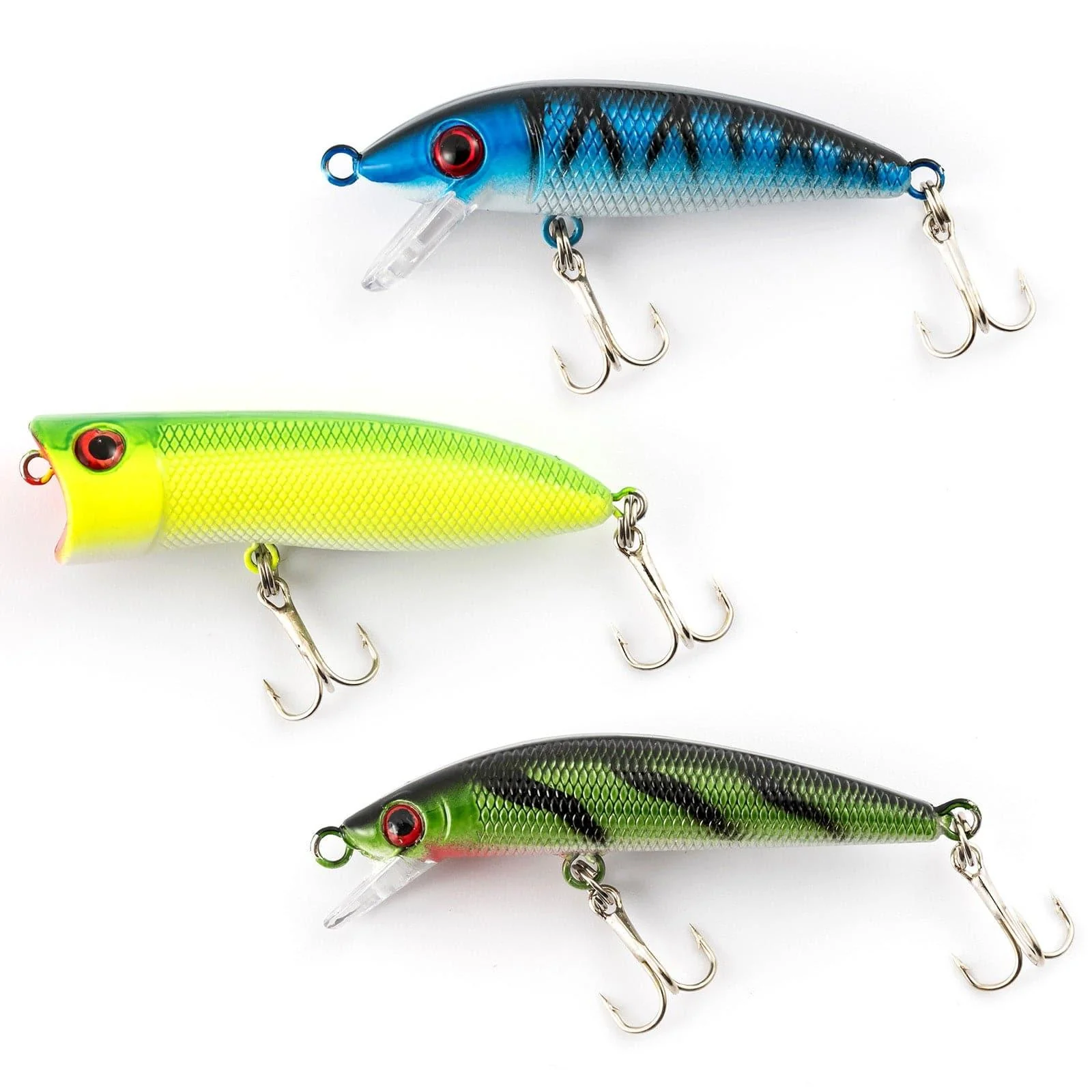 Dr.Fish 12pcs Spinners Minnows Crankbaits Kit - Image 4