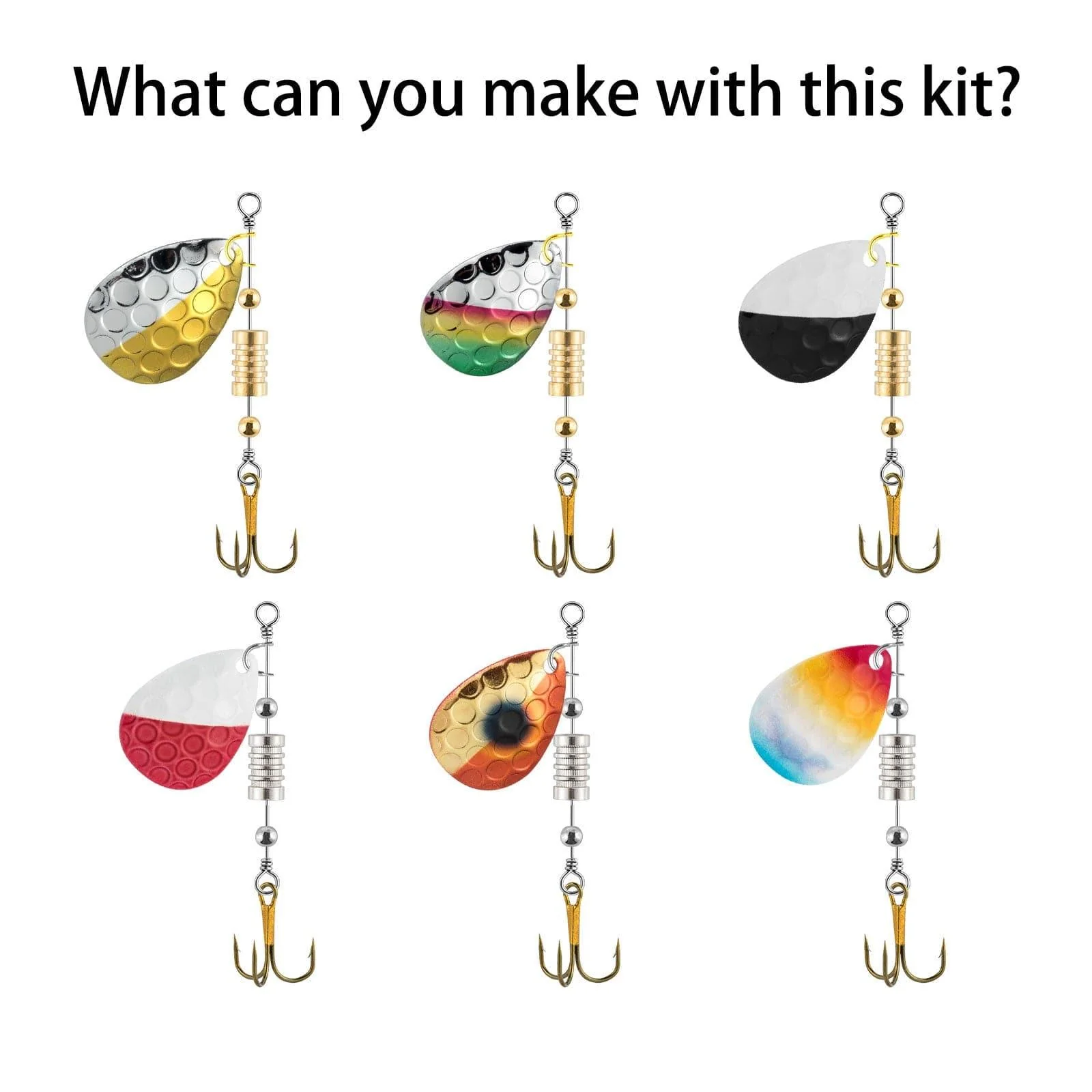 Dr.Fish 140pcs Spinner Making Kit - B9 - Image 4