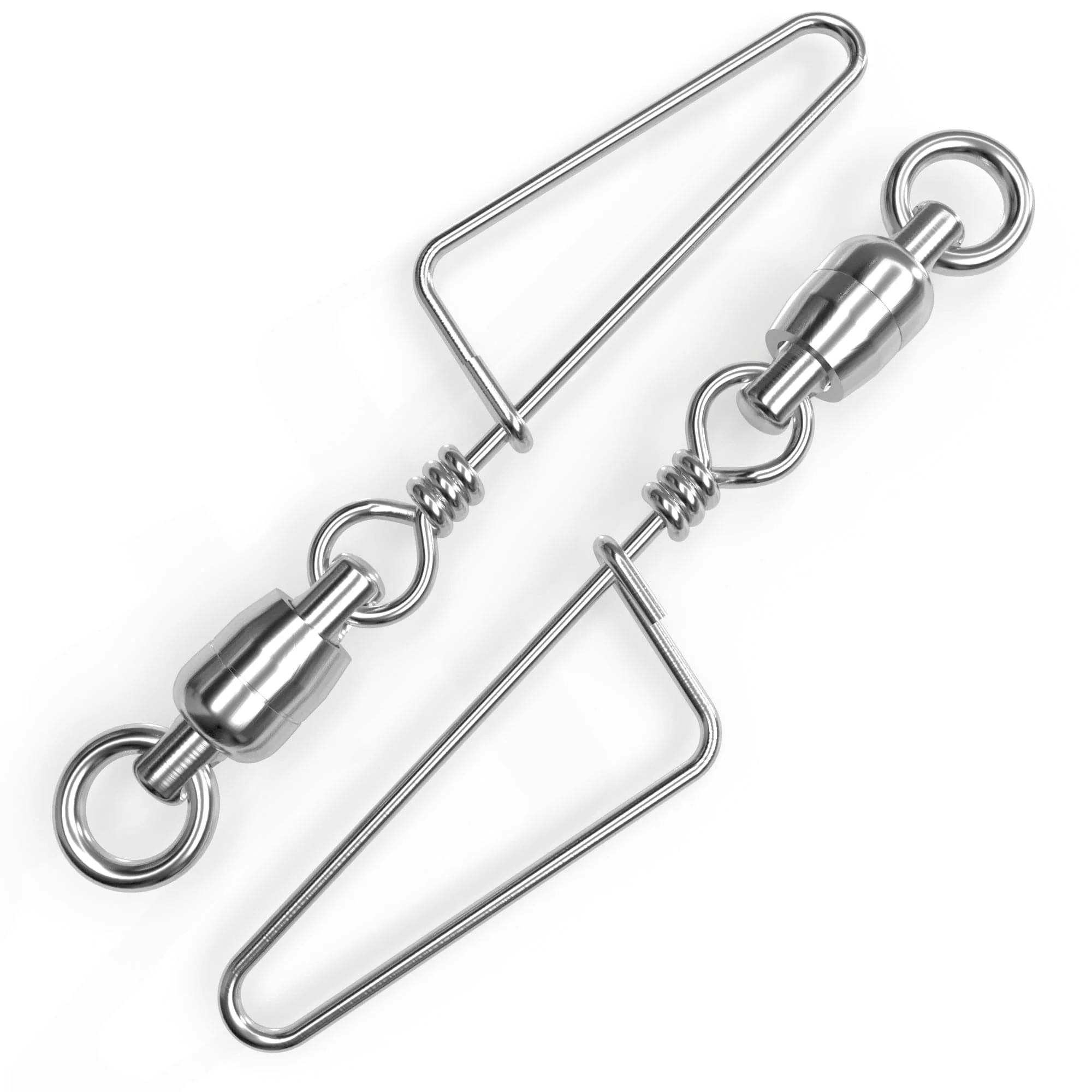 Dr.Fish Stainless Steel Ball Bearing Swivels with Coastlock Snap 45-440lb - Image 9