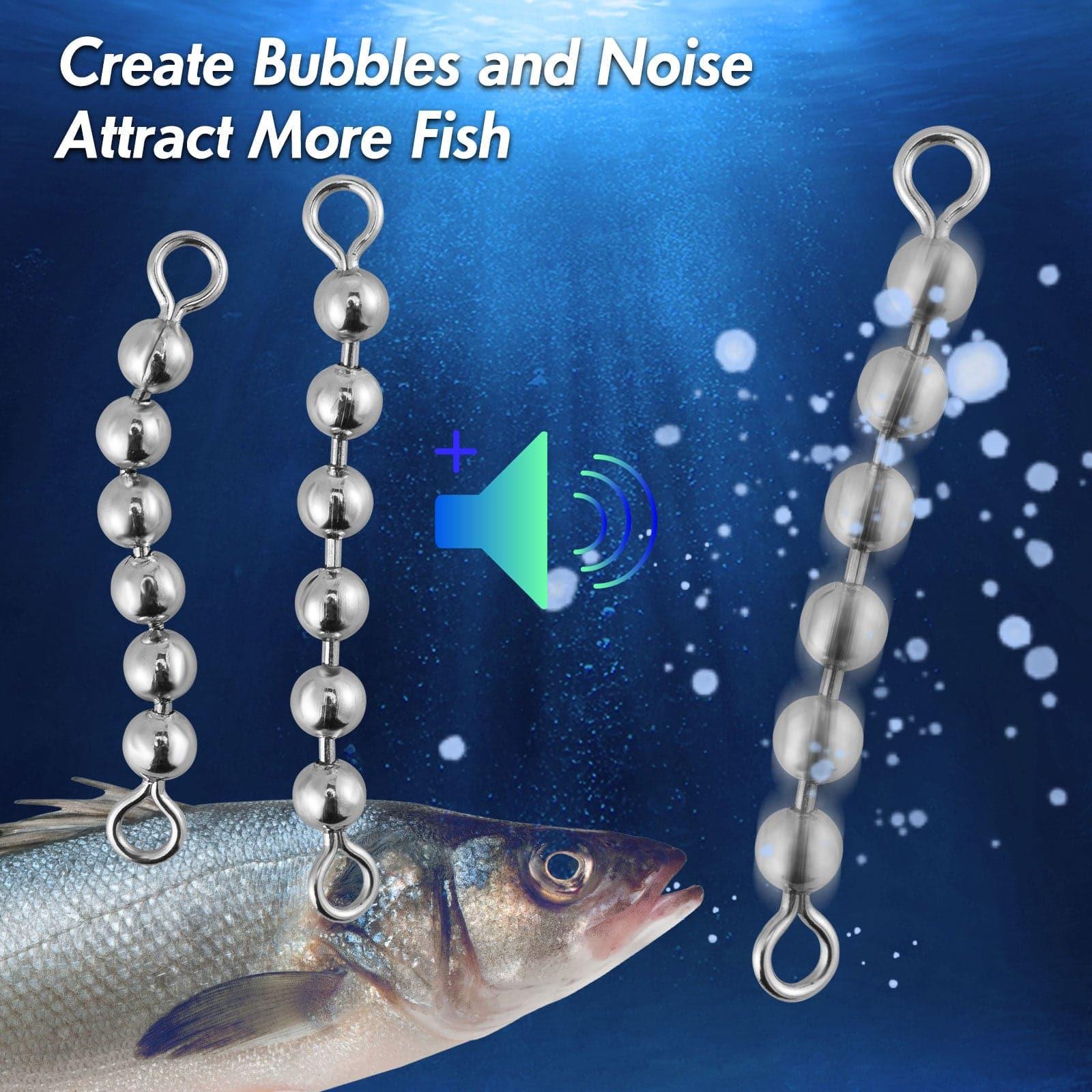 Dr.Fish 20pcs Bead Chain Swivels 4-6 Balls - Image 4