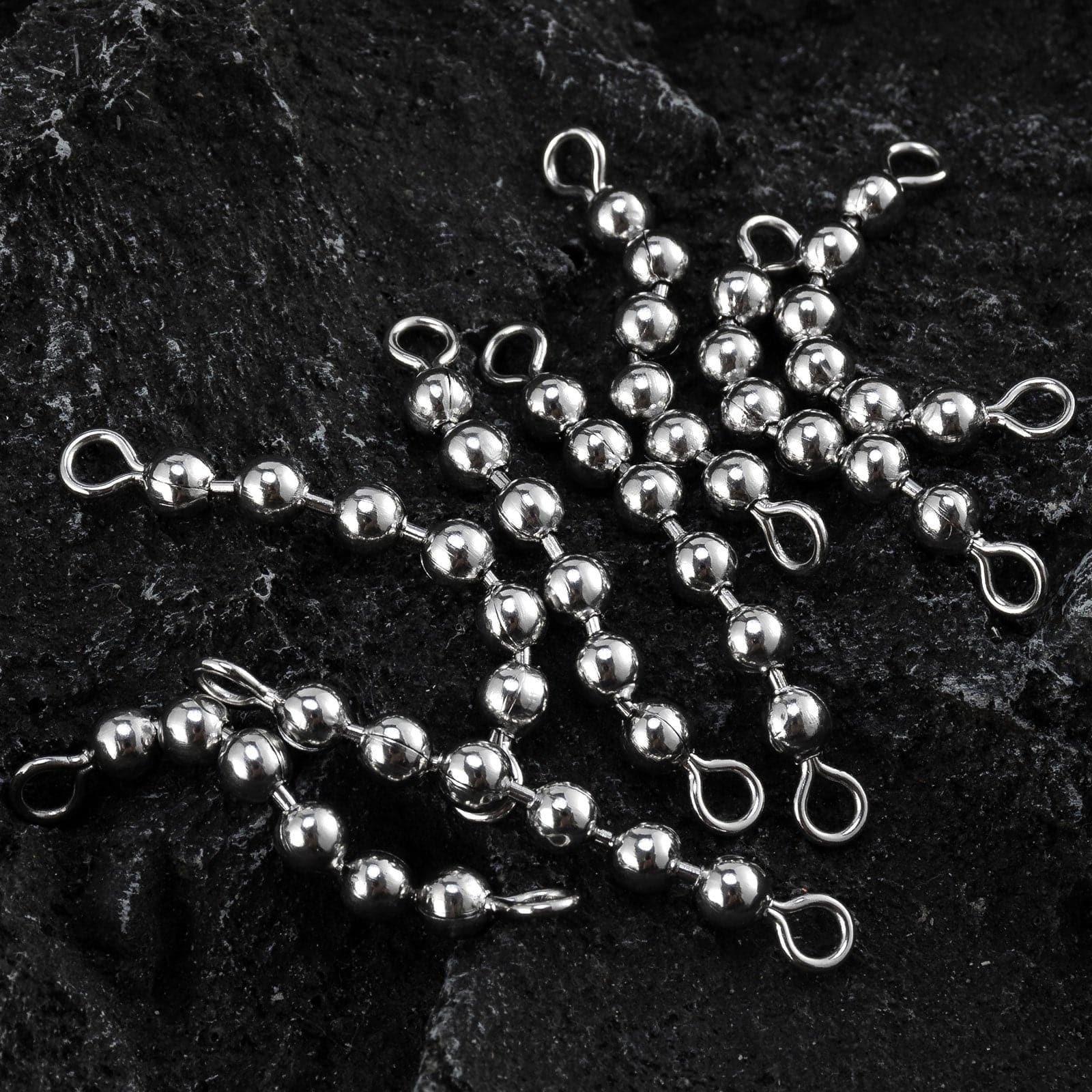 Dr.Fish 20pcs Bead Chain Swivels 4-6 Balls - Image 9