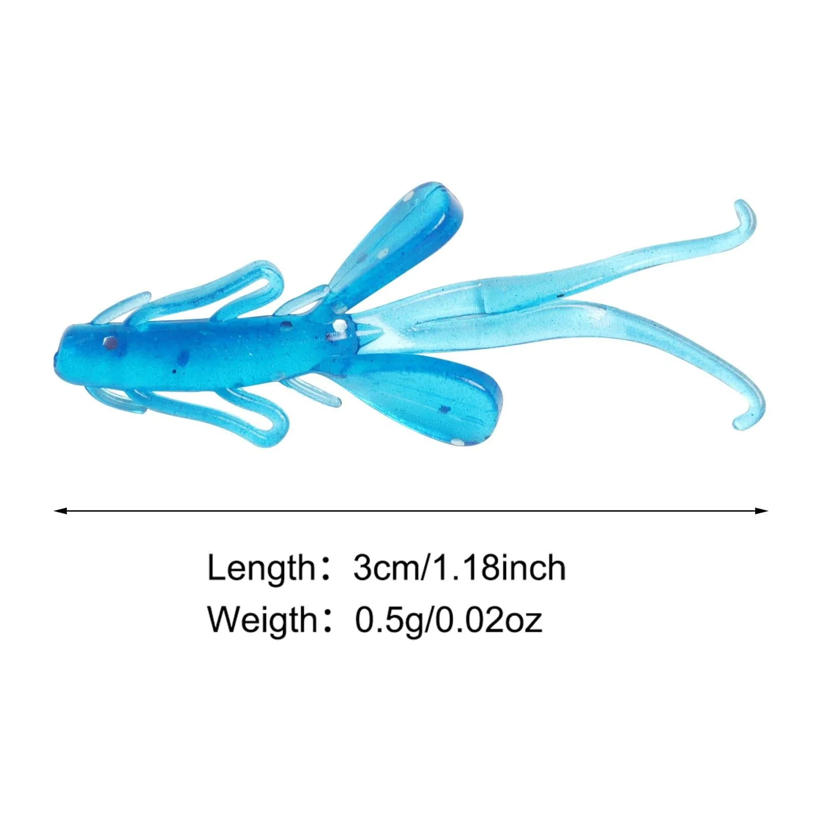 Dr.Fish 20pcs Soft Plastic Crayfish 1.18'' - Image 5