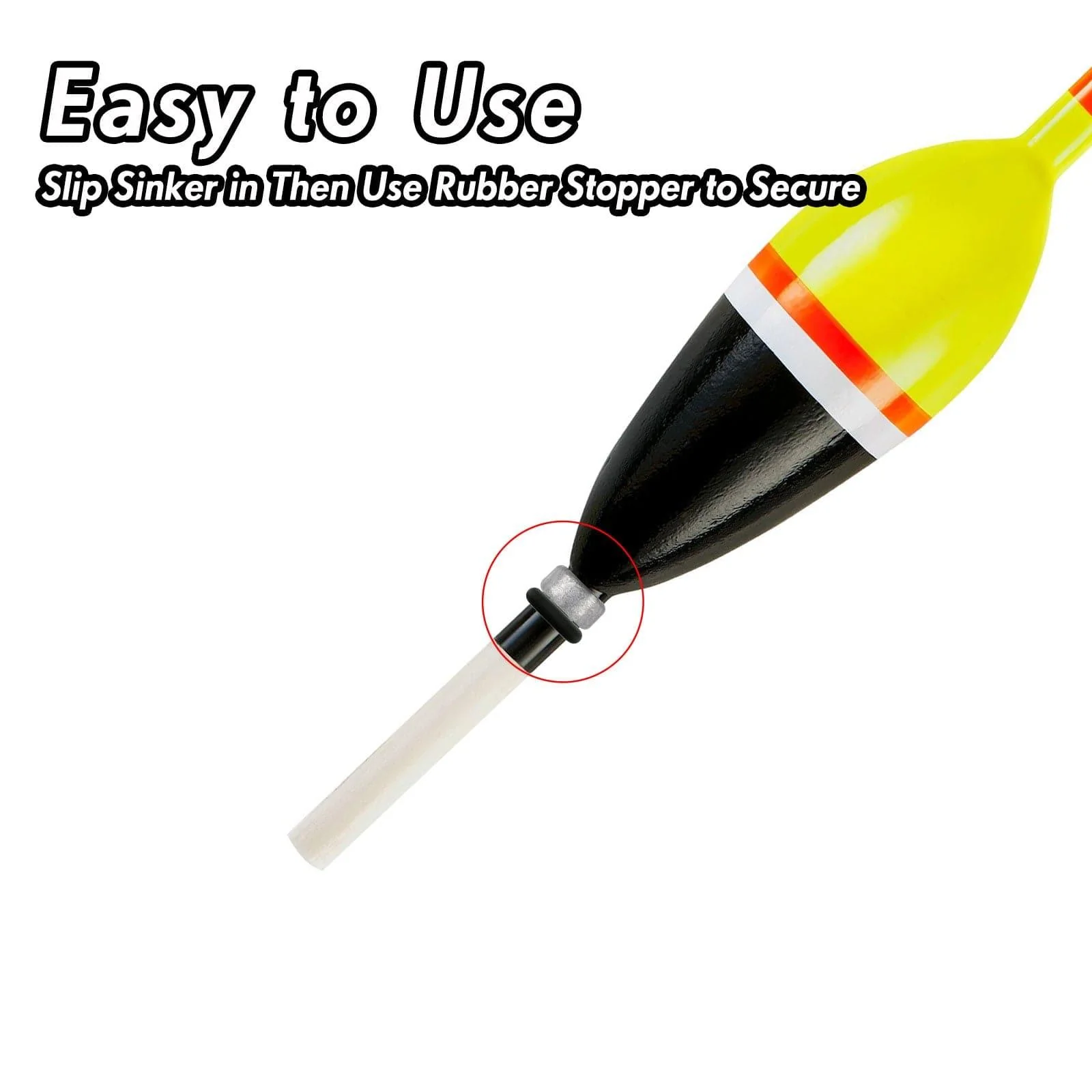 Dr.Fish 20pcs Weight & Rubber Stopper Kit - Image 4