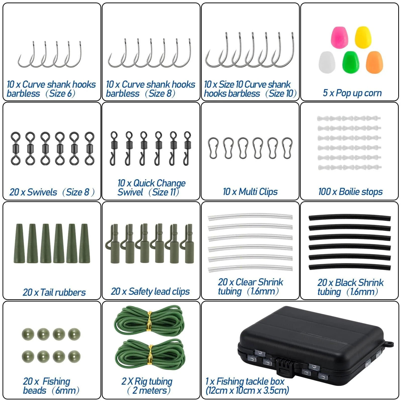Dr.Fish 278pcs Carp Fishing Tackles Kit - Image 4