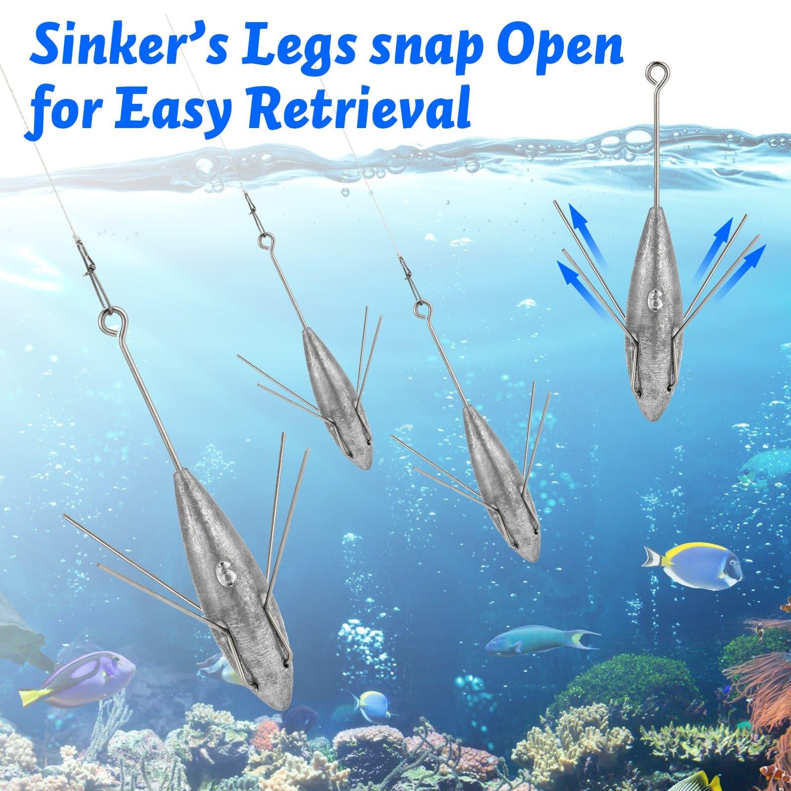 Dr.Fish 2pcs Sputnik Weights 3 to 6oz - Image 6