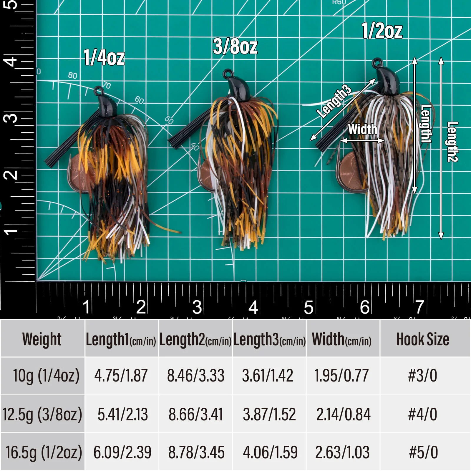 Dr.Fish 2pcs Weedless Bass Fishing Jigs - Image 4