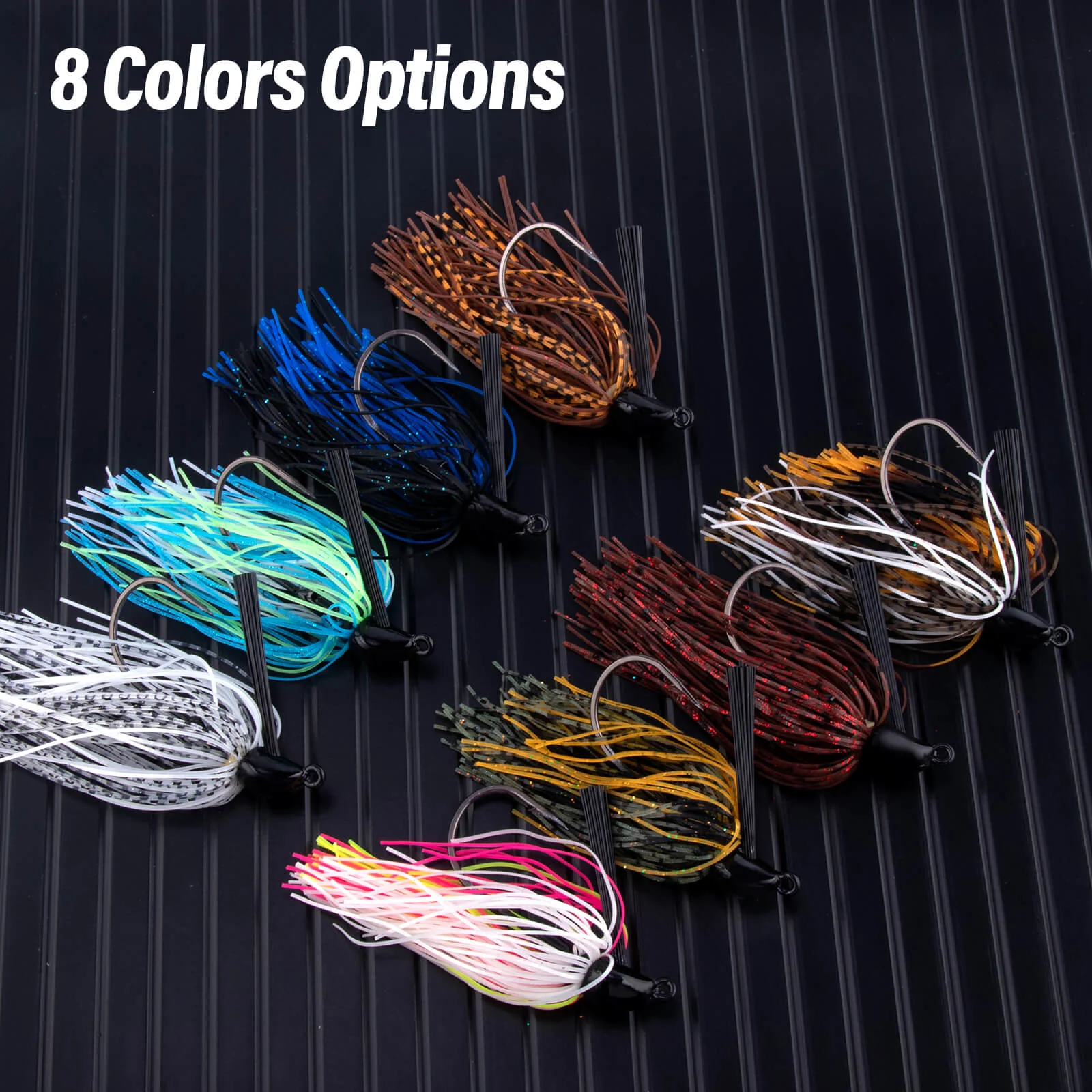 Dr.Fish 2pcs Weedless Bass Fishing Jigs - Image 7