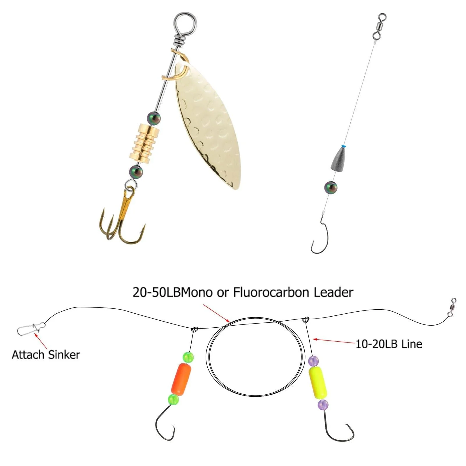Dr.Fish 3000pcs Fishing Beads Kit 4-5mm - Image 4
