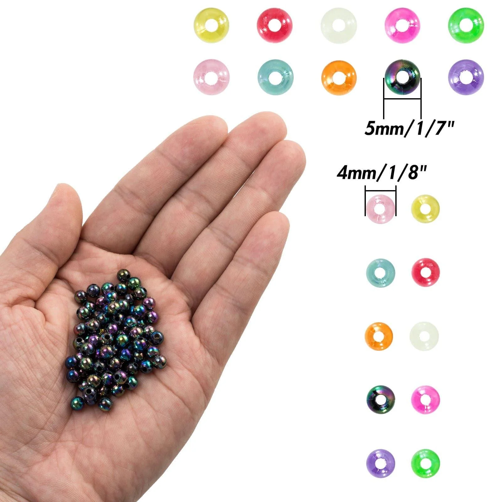 Dr.Fish 3000pcs Fishing Beads Kit 4-5mm - Image 5