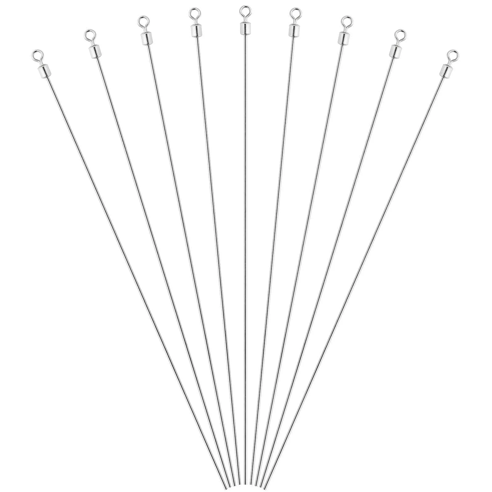 Dr.Fish 30pcs Spinner Shafts Looped Wire - Image 8