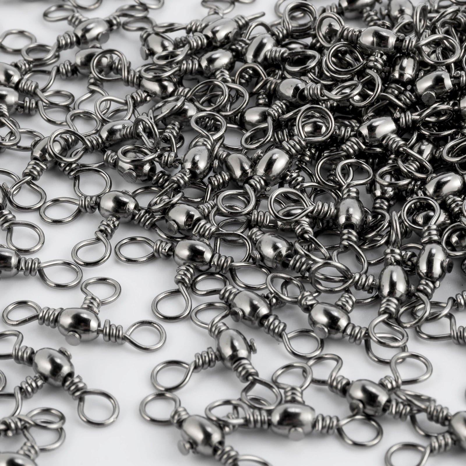 Dr.Fish 60pcs Three Way Barrel Swivels 35-175lb - Image 7