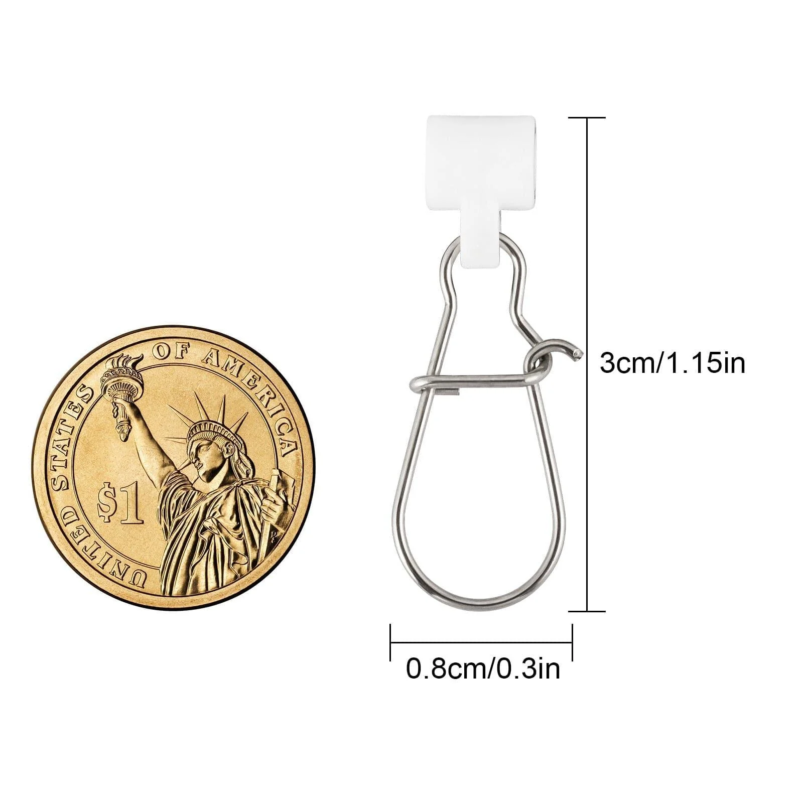 Dr.Fish 30/100pcs Sinker Slides 88-110lb - Image 12