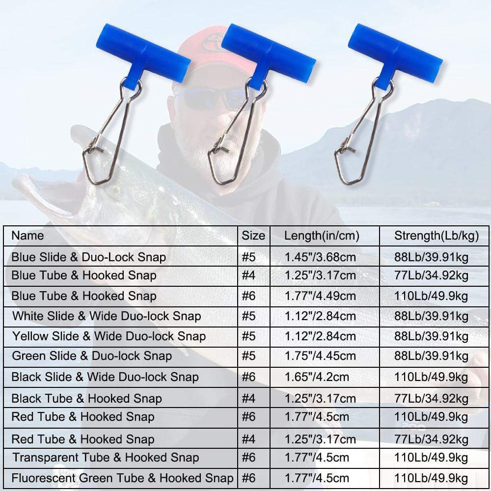 Dr.Fish 30pcs Sinker Slider with Hooked Snap 77-110lb - Image 5
