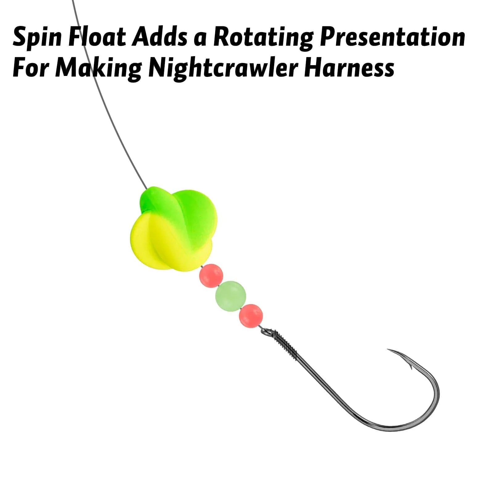 Dr.Fish 60pcs Spin Foam Floats 0.66'' - Image 4
