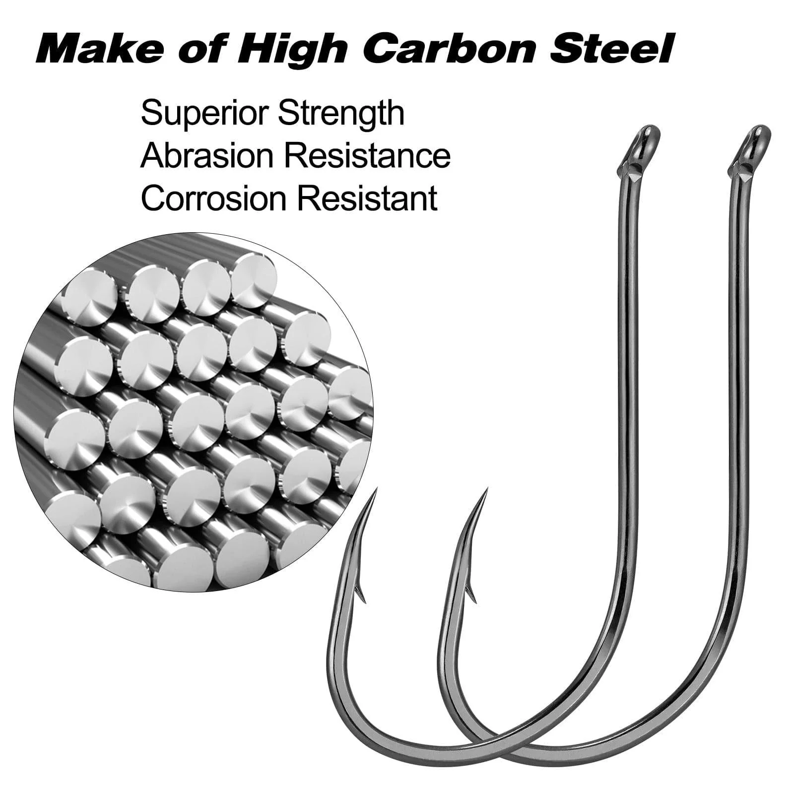 Dr.Fish 30pcs Octoups Hooks 1/0 to 10/0 - Image 4