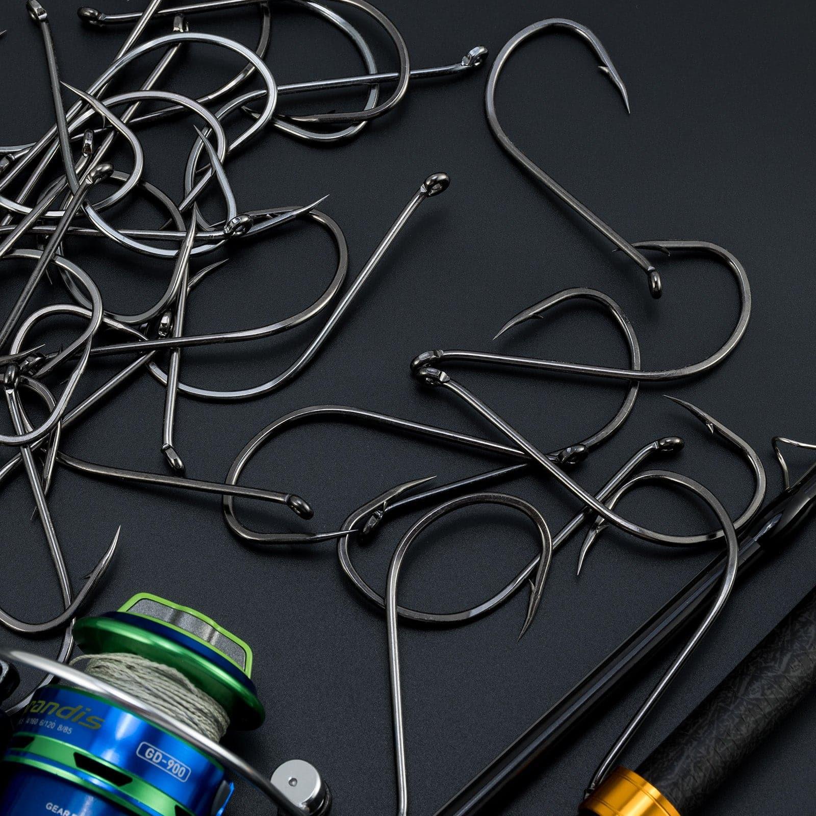 Dr.Fish 30pcs Octoups Hooks 1/0 to 10/0 - Image 6