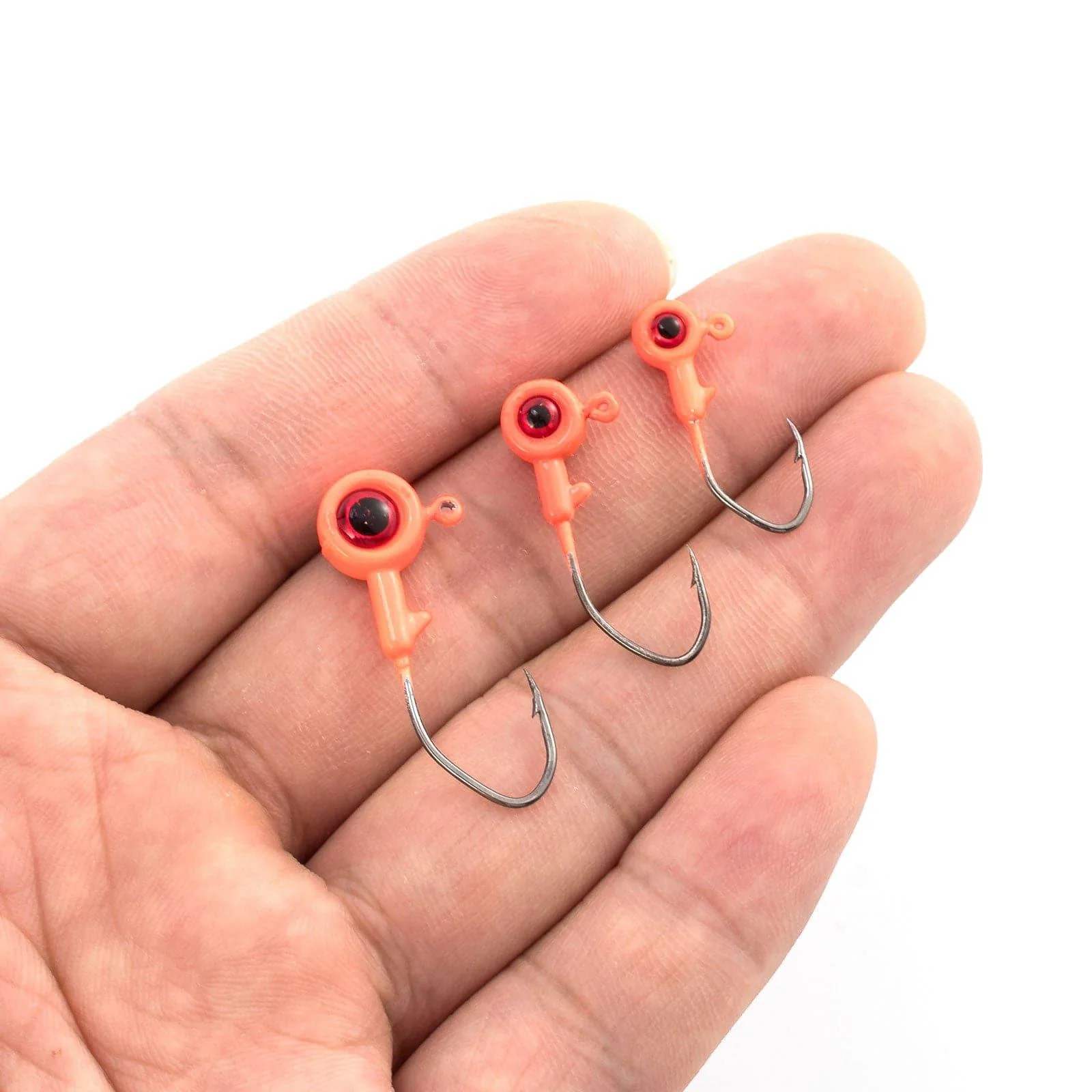 Dr.Fish 50pcs Big Eye Jig Heads 1/32oz-1/8oz - Image 6