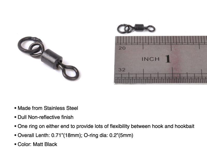 Dr.Fish 40/100pcs Flexi Ring Swivels - Image 5