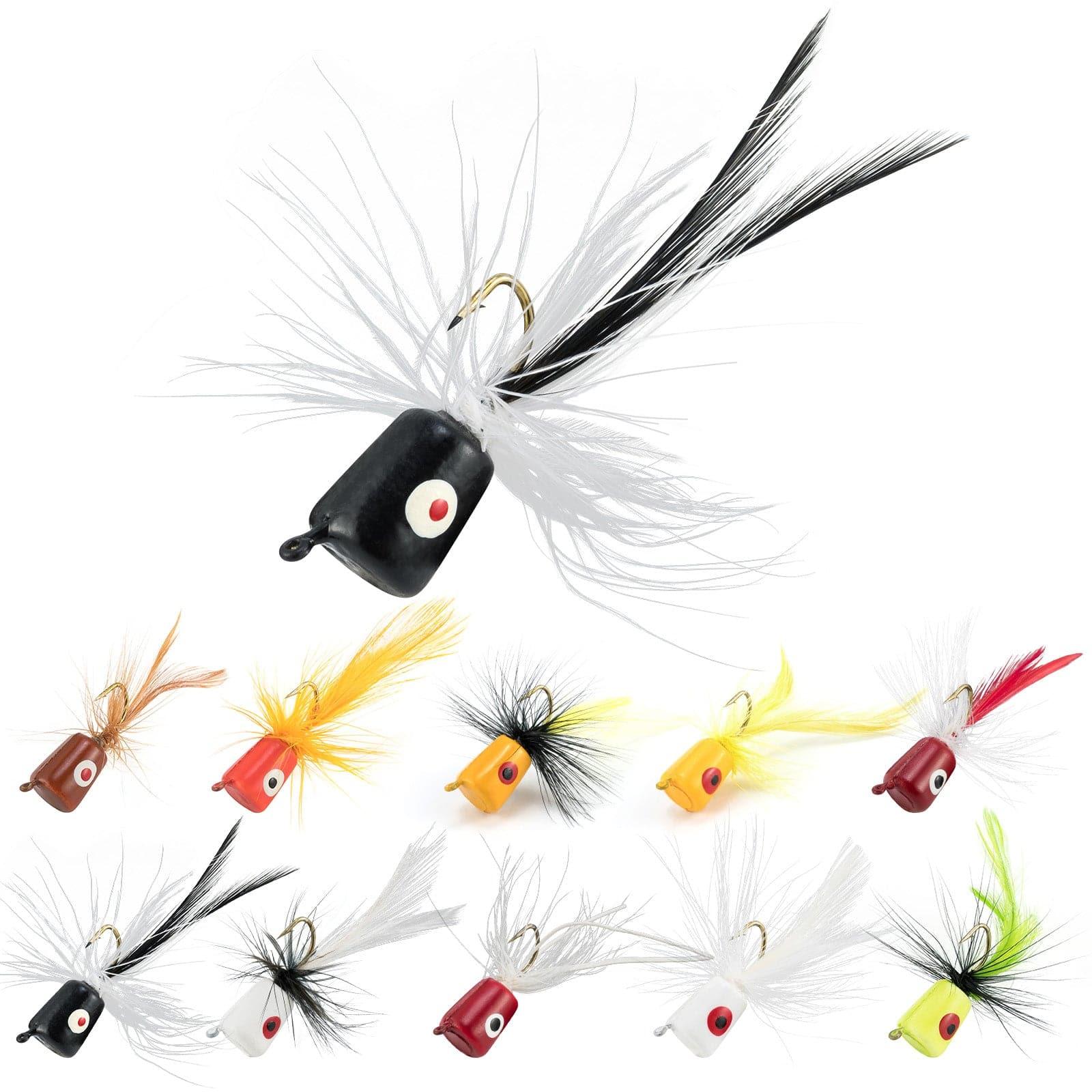 Dr.Fish 5/10pcs Fly Fishing Poppers Kit - Image 3