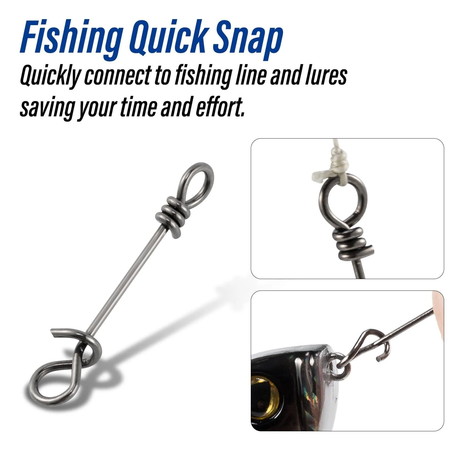 Dr.Fish 50pcs Fast Clips Lure Connector - Image 3