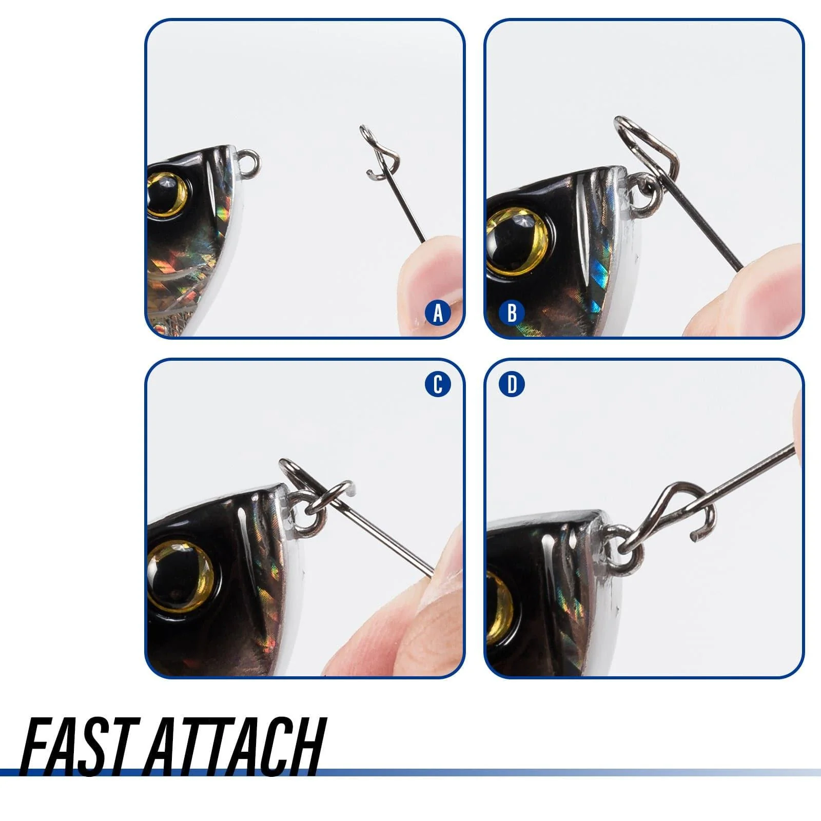 Dr.Fish 50pcs Fast Clips Lure Connector - Image 4