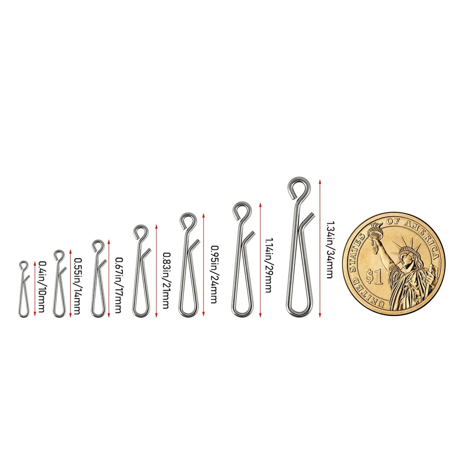 Dr.Fish 50pcs Fast Clips Type B 11-77lb - Image 5