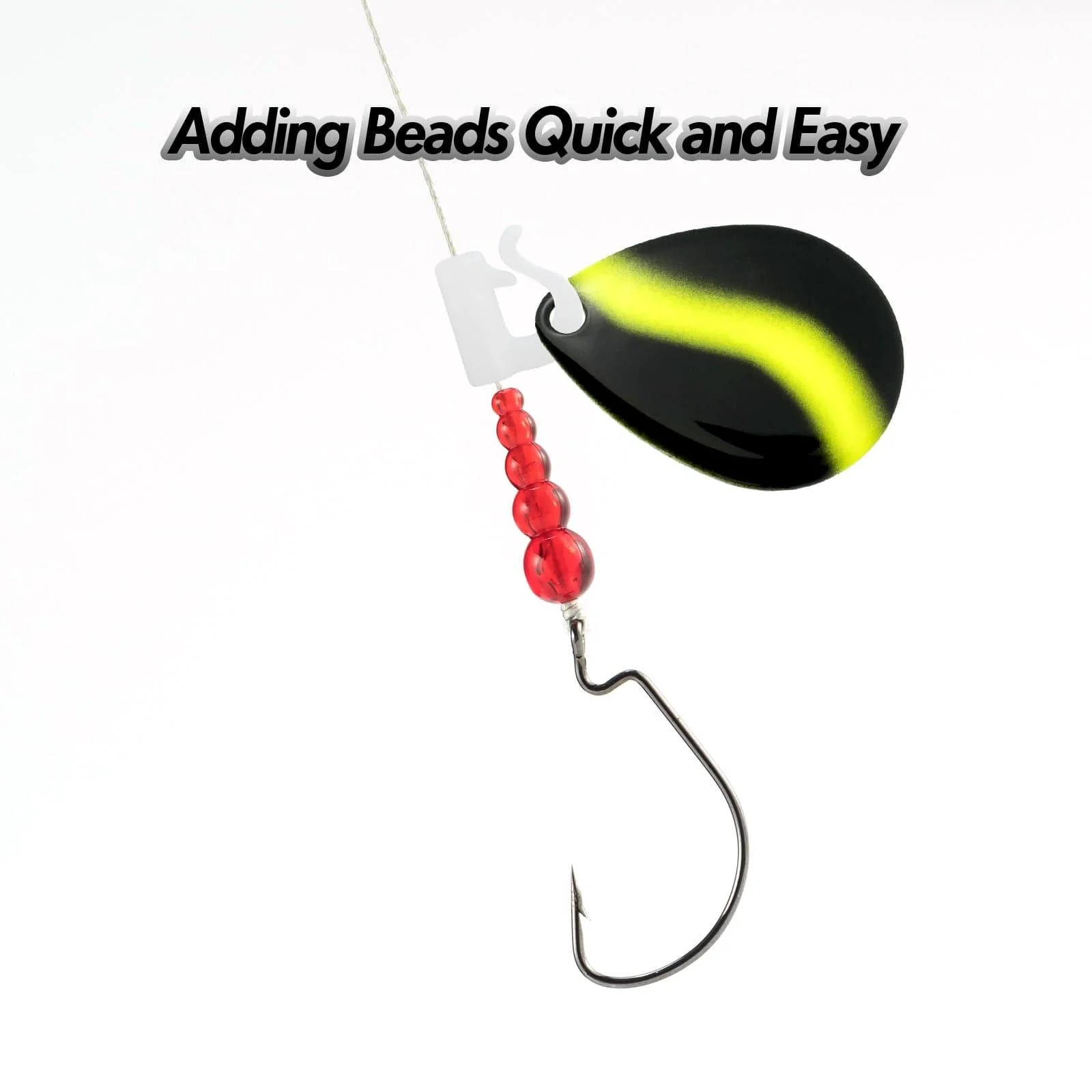 Dr.Fish 50pcs Fishing Stacked Beads 0.71'' - Image 3