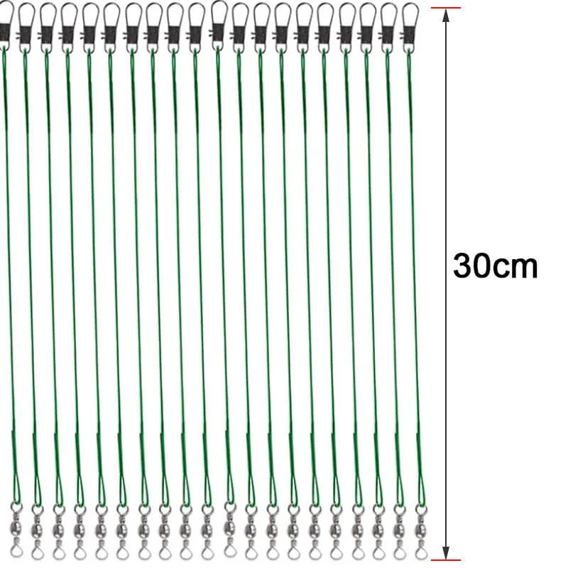 Dr.Fish 50pcs Lure Wire Traces Leader 30cm - Image 12