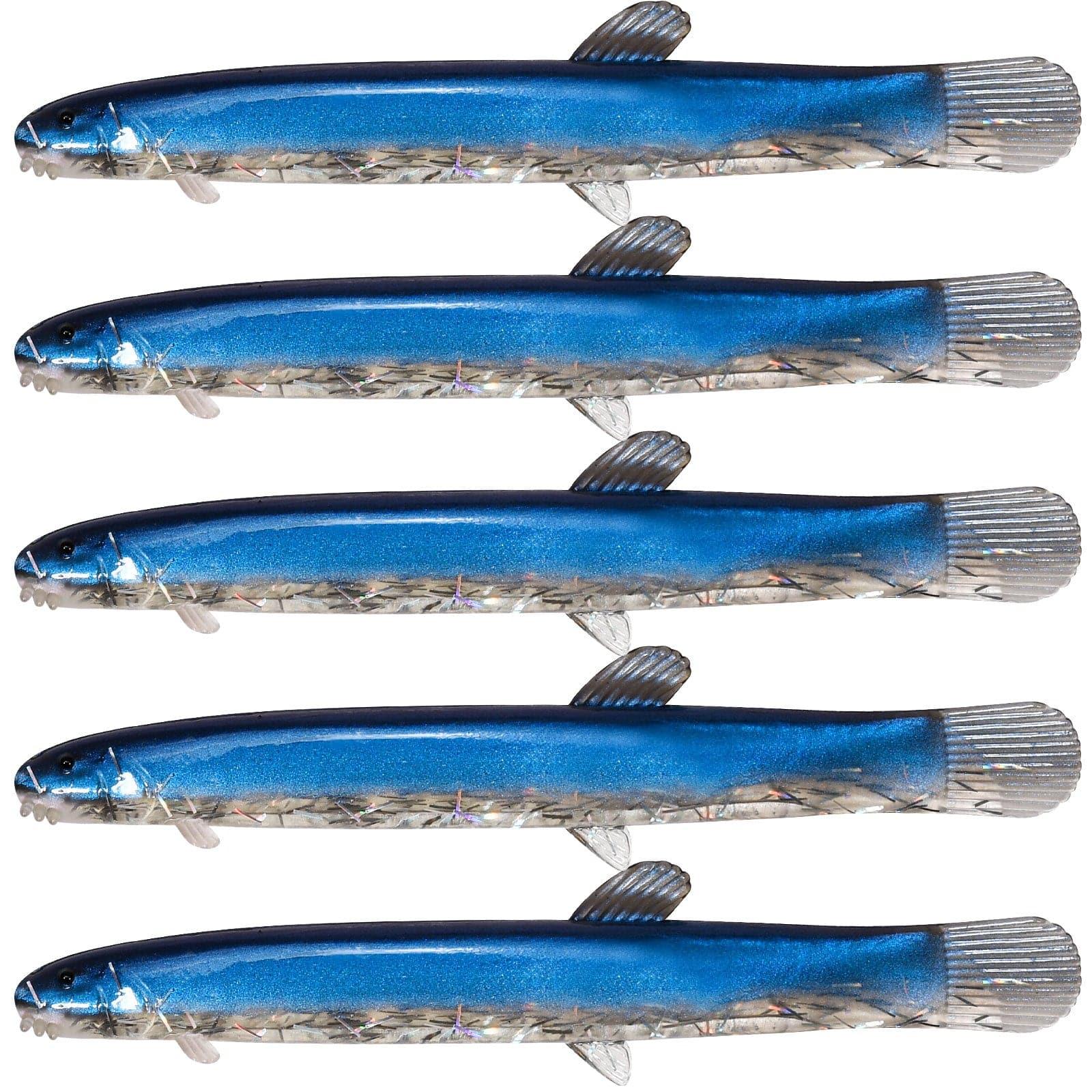 Dr.Fish 5pcs Artificial Loach Soft Baits 3.9'' - Image 10