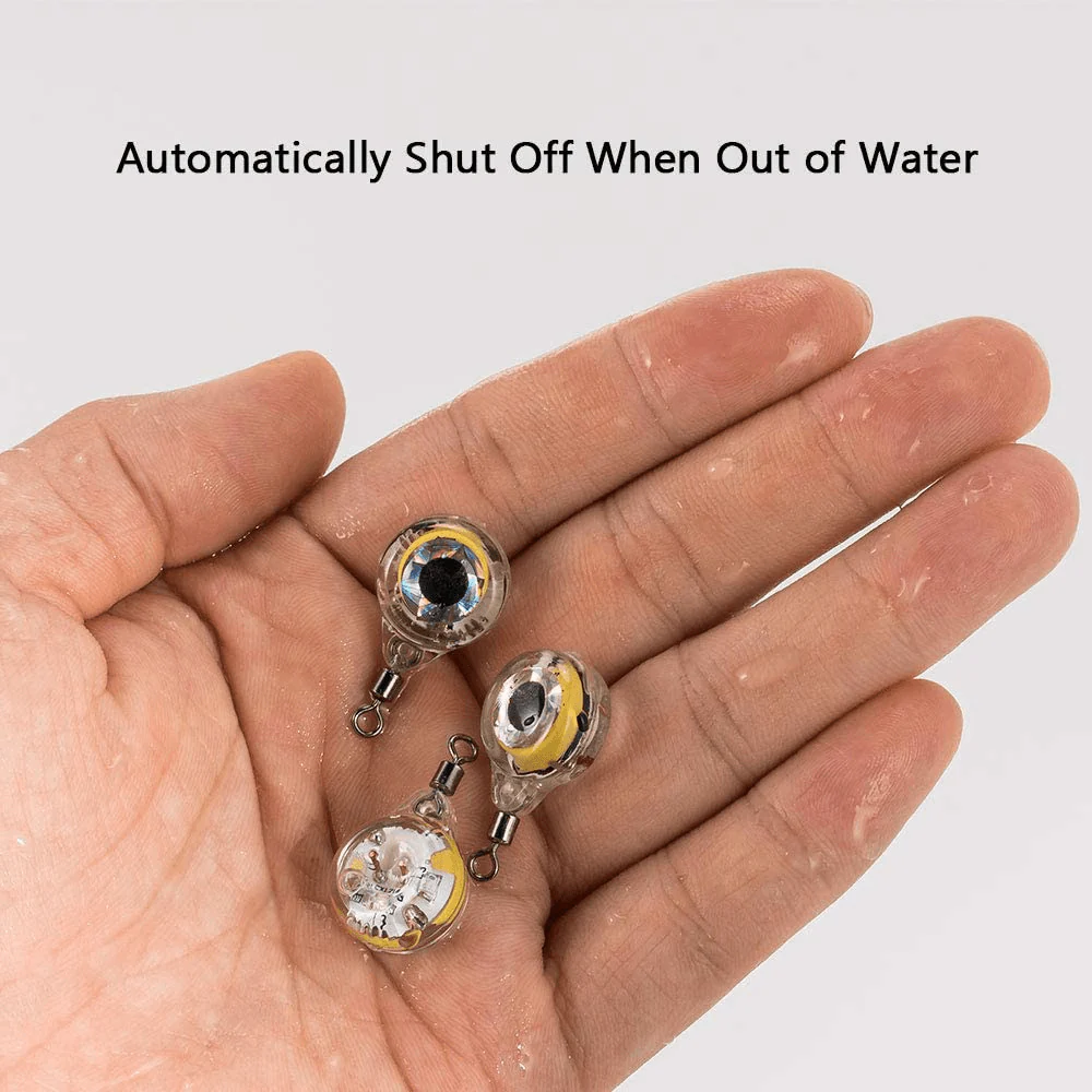 Dr.Fish 5pcs Round LED Lures One Swivel - Image 5