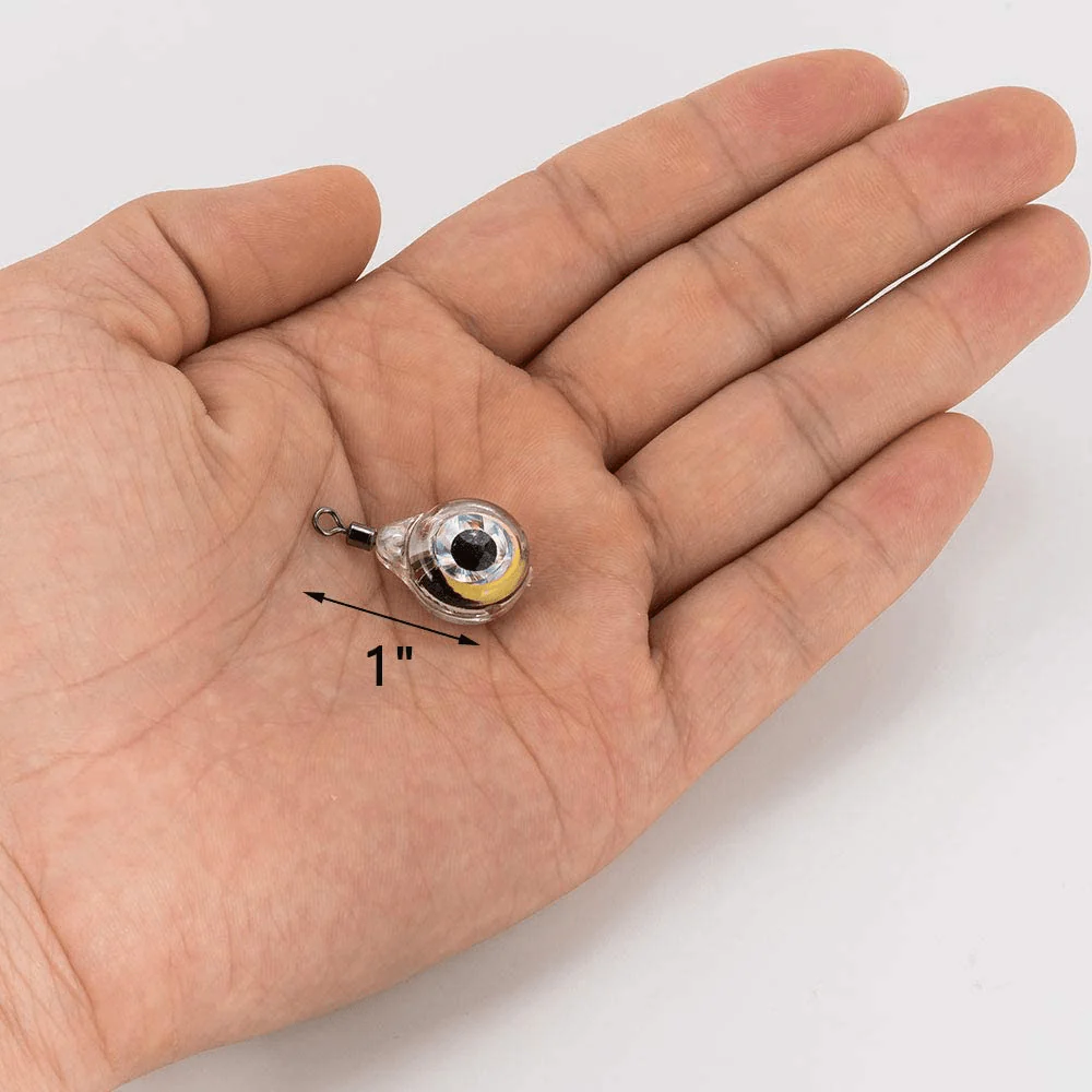 Dr.Fish 5pcs Round LED Lures One Swivel - Image 6