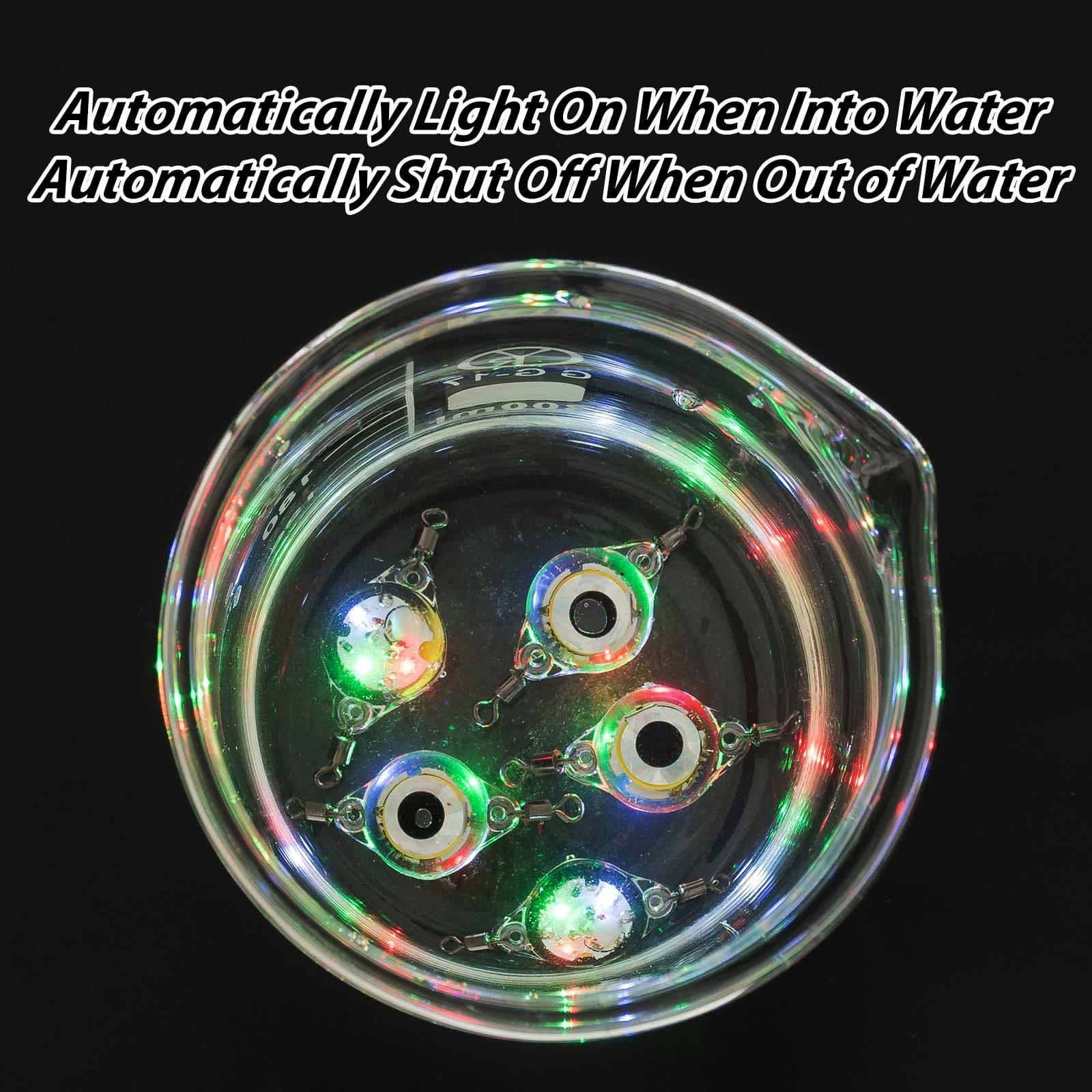 Dr.Fish 5pcs Round LED Fishing Lures Two Swivels - Image 5