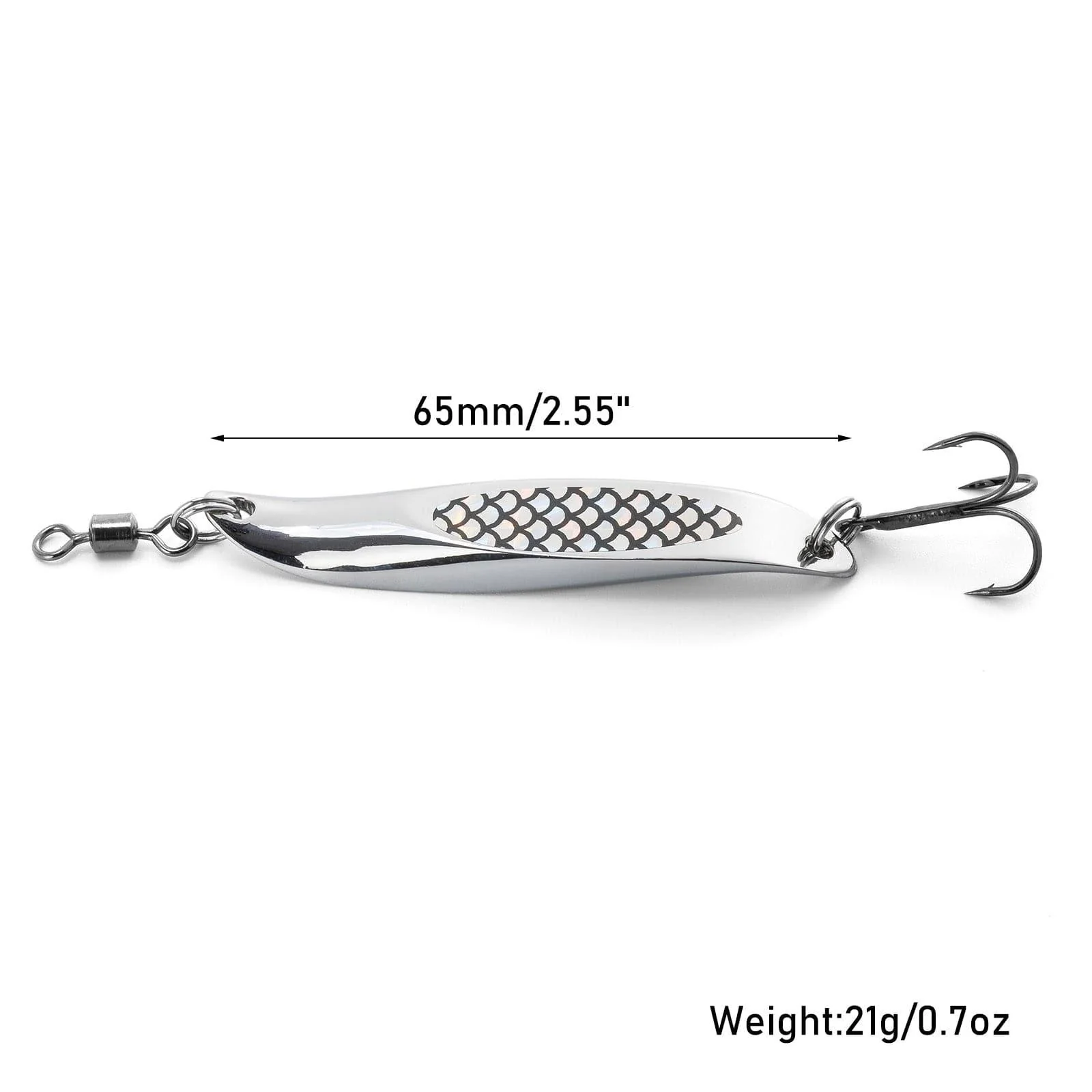 Dr.Fish 5pcs Wedge Lures Casting Spoons - Image 5