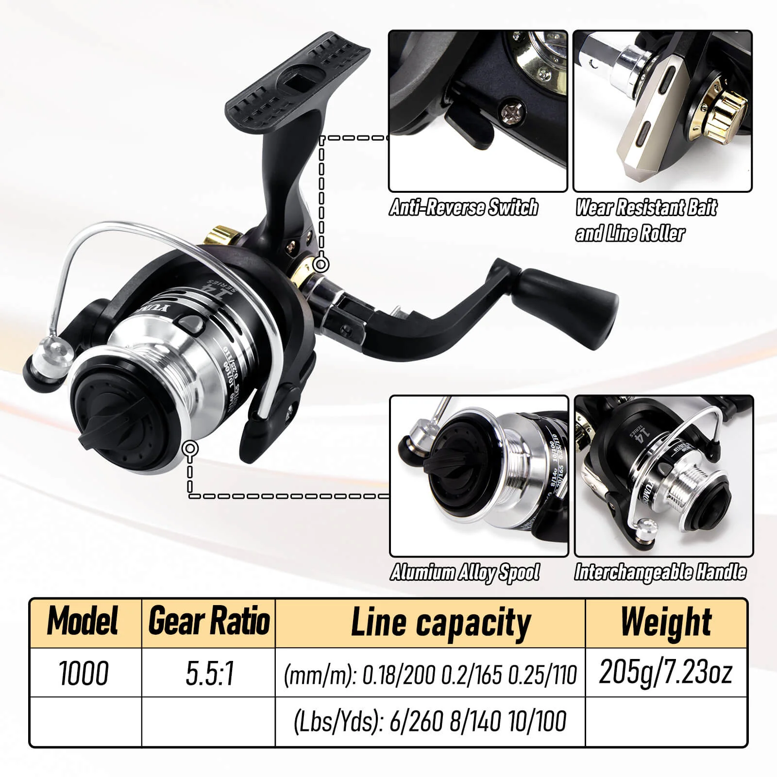 Dr.Fish 6/7FT Telescopic Fishing Rod and Spinning Reel Combo - Image 5