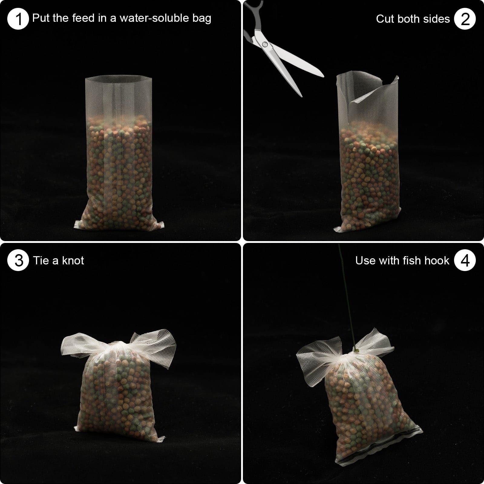 Dr.Fish 60pcs Carp Fishing Bait PVA Bags - Image 4